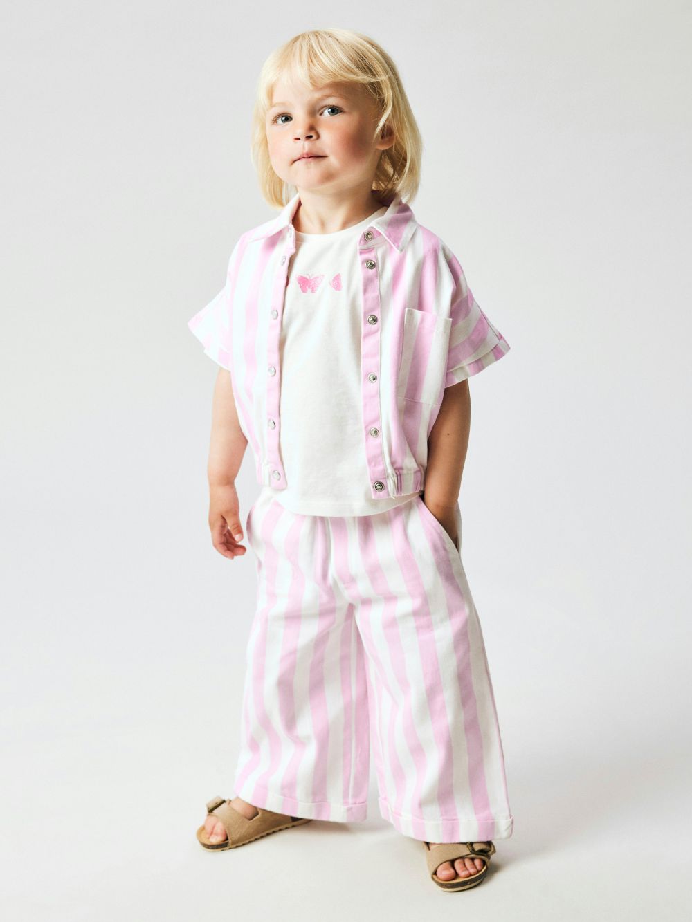 Name It Friba Wide Pant - Cradle Pink