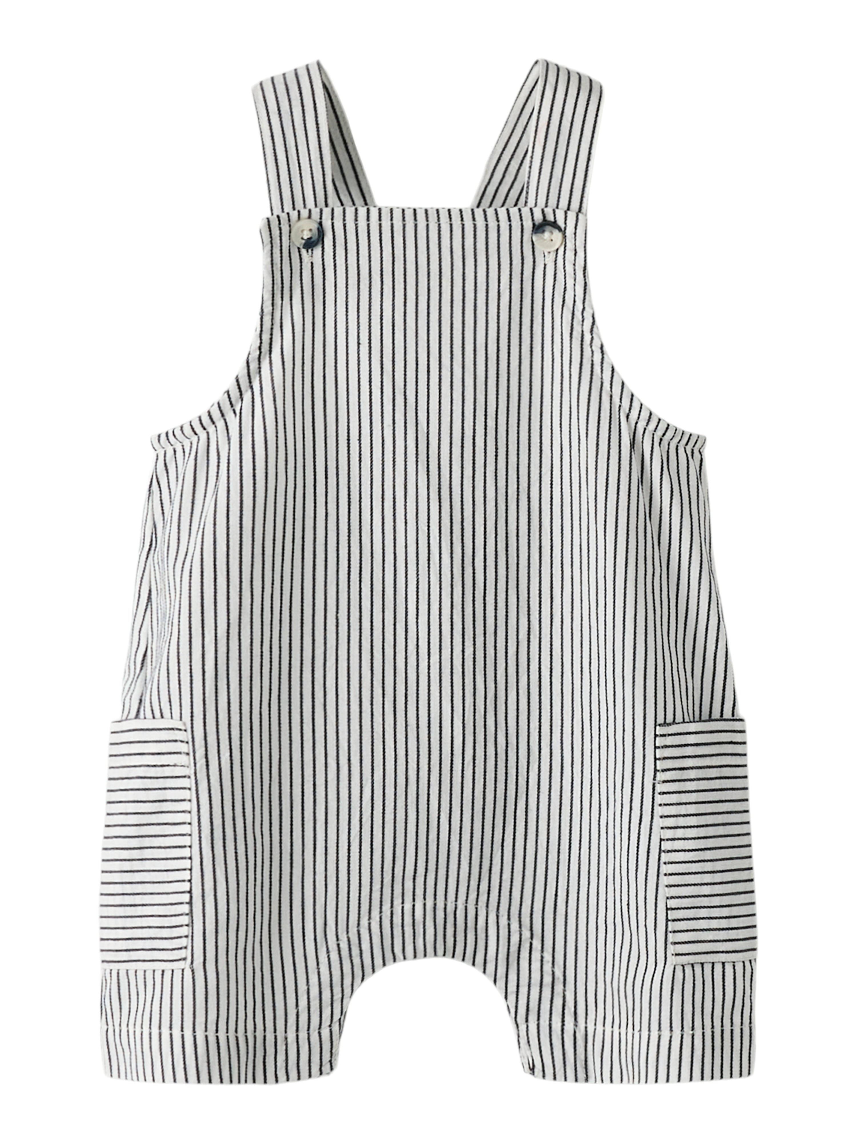 Name It Far Shorts Overall - Cloud Dancer