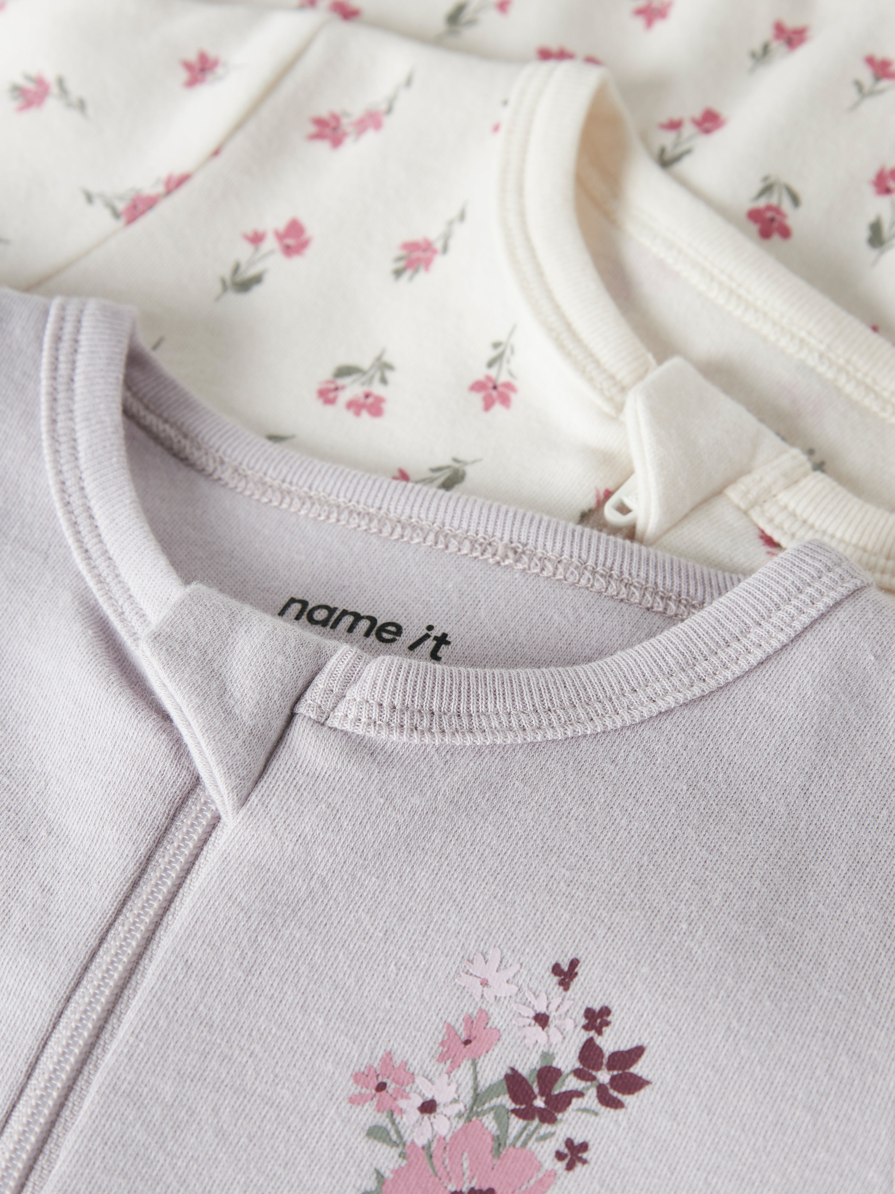 Name It Nightsuit 2 pak Flower - Jet Stream