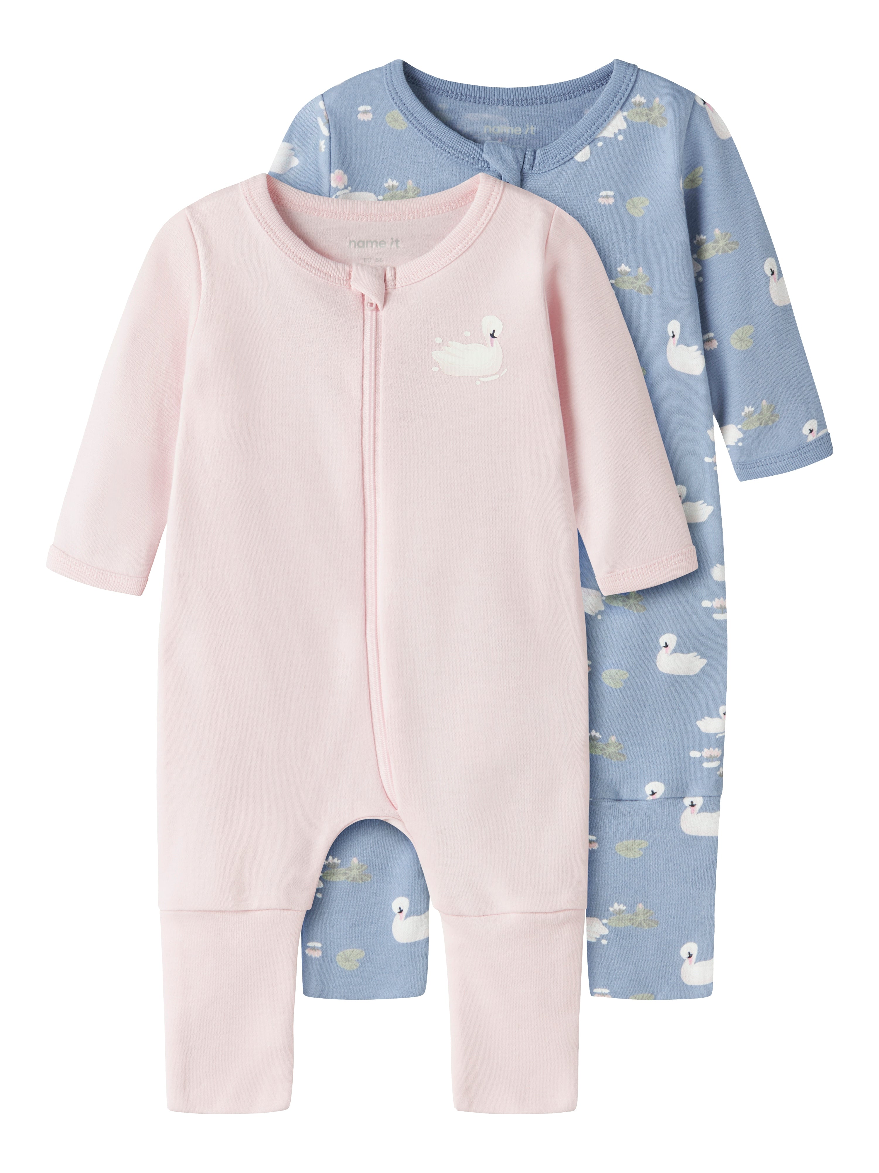 Name It Nightsuit 2 pak Swan - Endless Sky