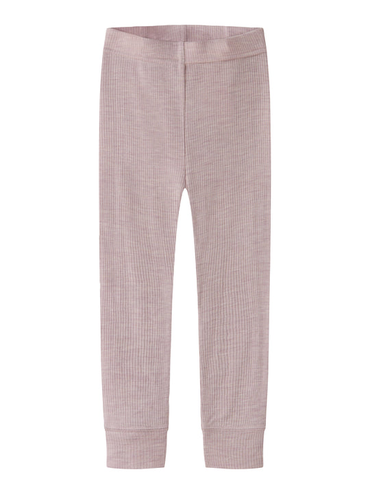 Name It Wax - Wool Rib Legging - Violet Ice