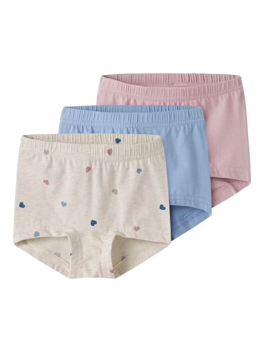 Name It Tights 3pak Peyote Hearts NOOS - Peyote Melange