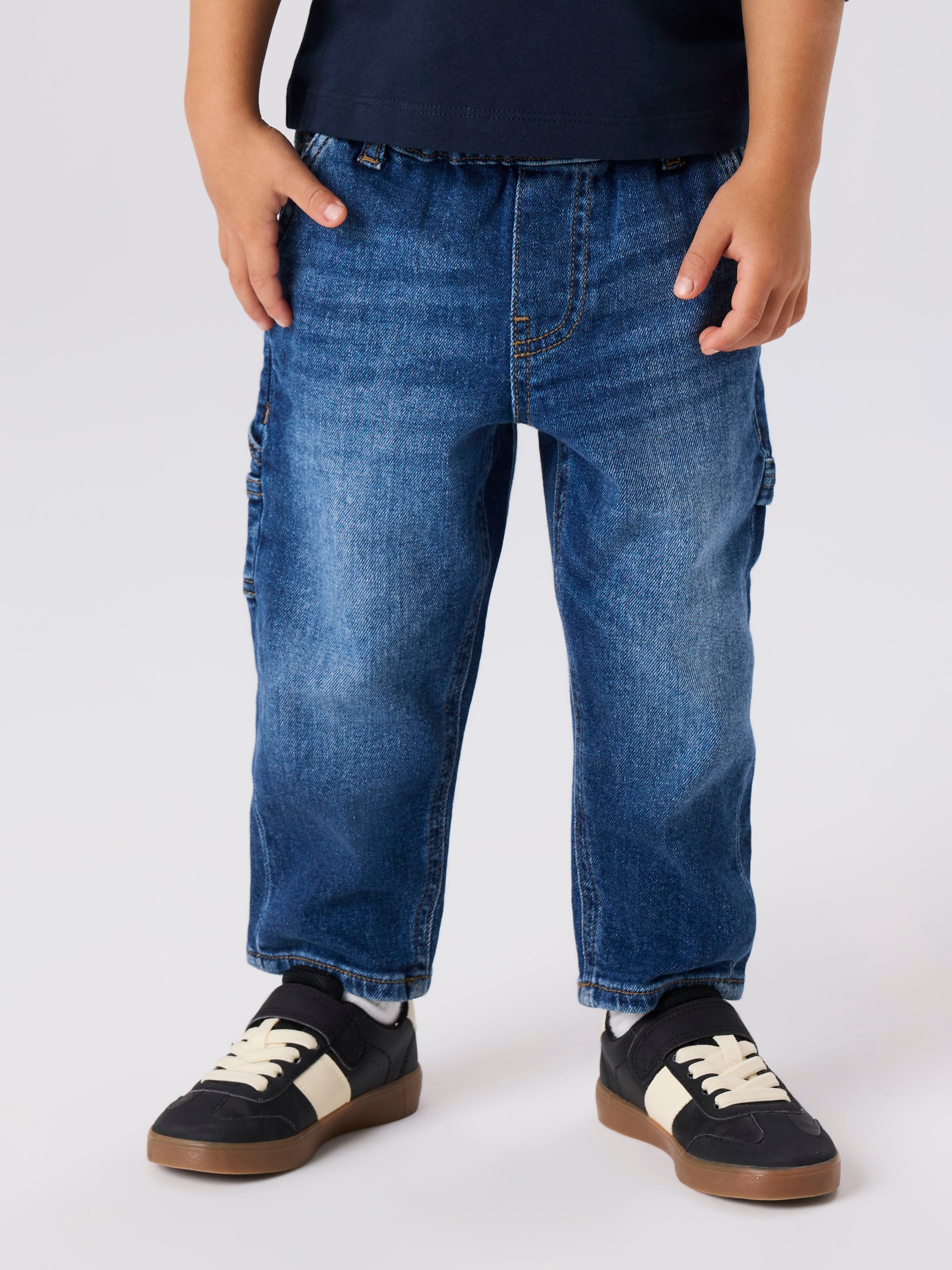 Name It Ben - Tapered Jeans - Dark Blue Denim