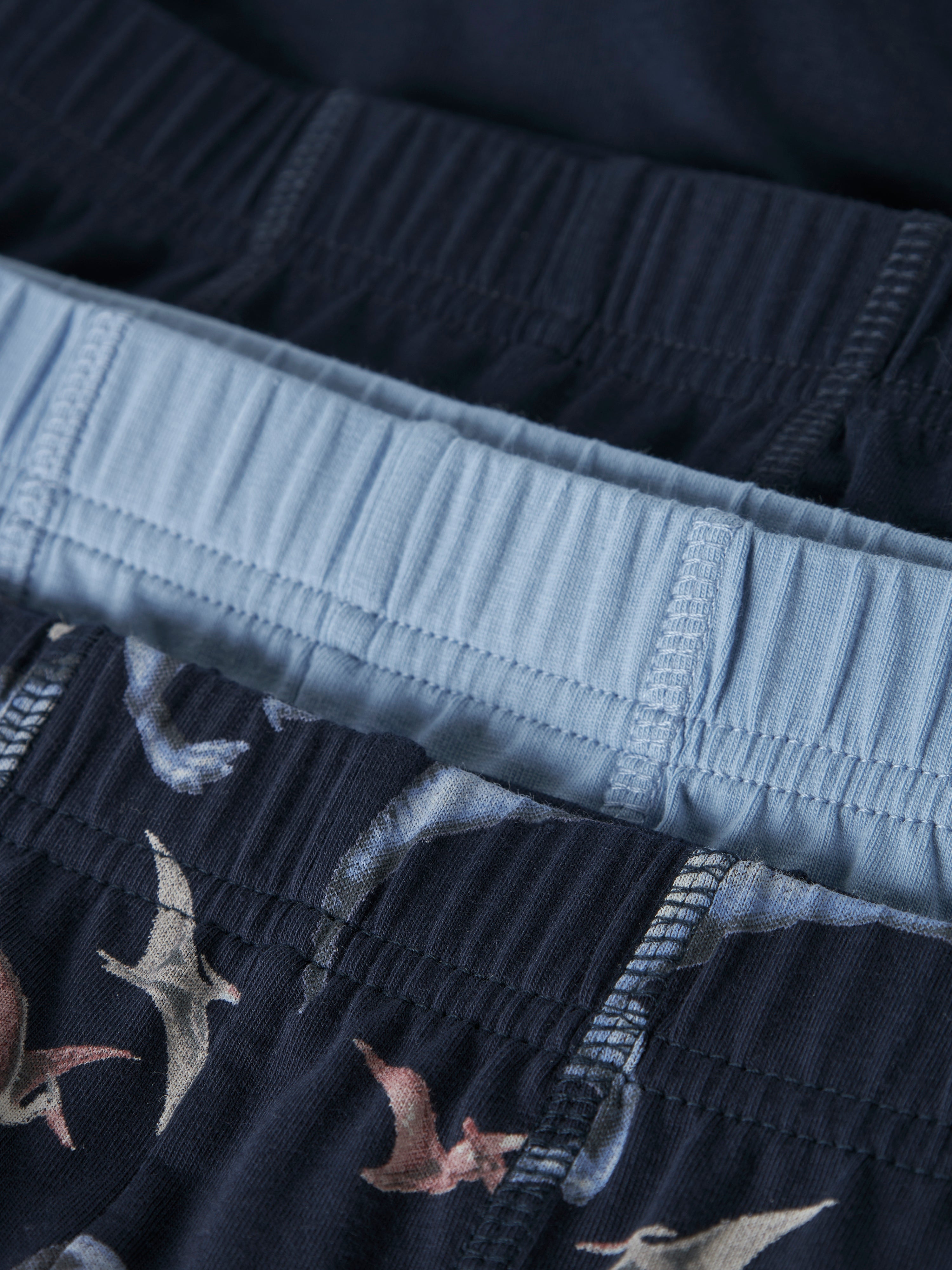 Name It Tights 3pak Navy Dino NOOS - Navy Blazer