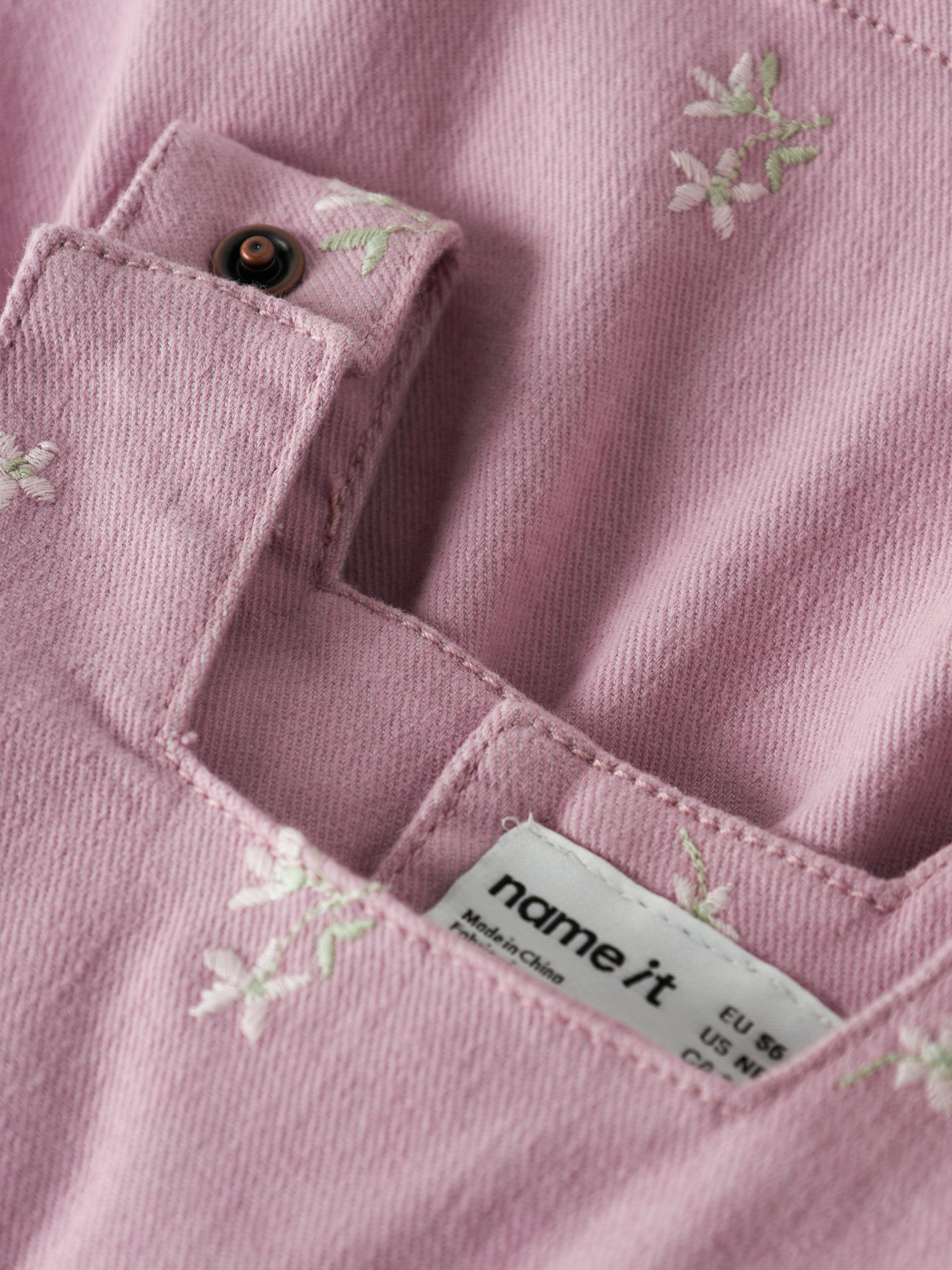 Name It Scarlet Twill Skirtall - Dawn Pink