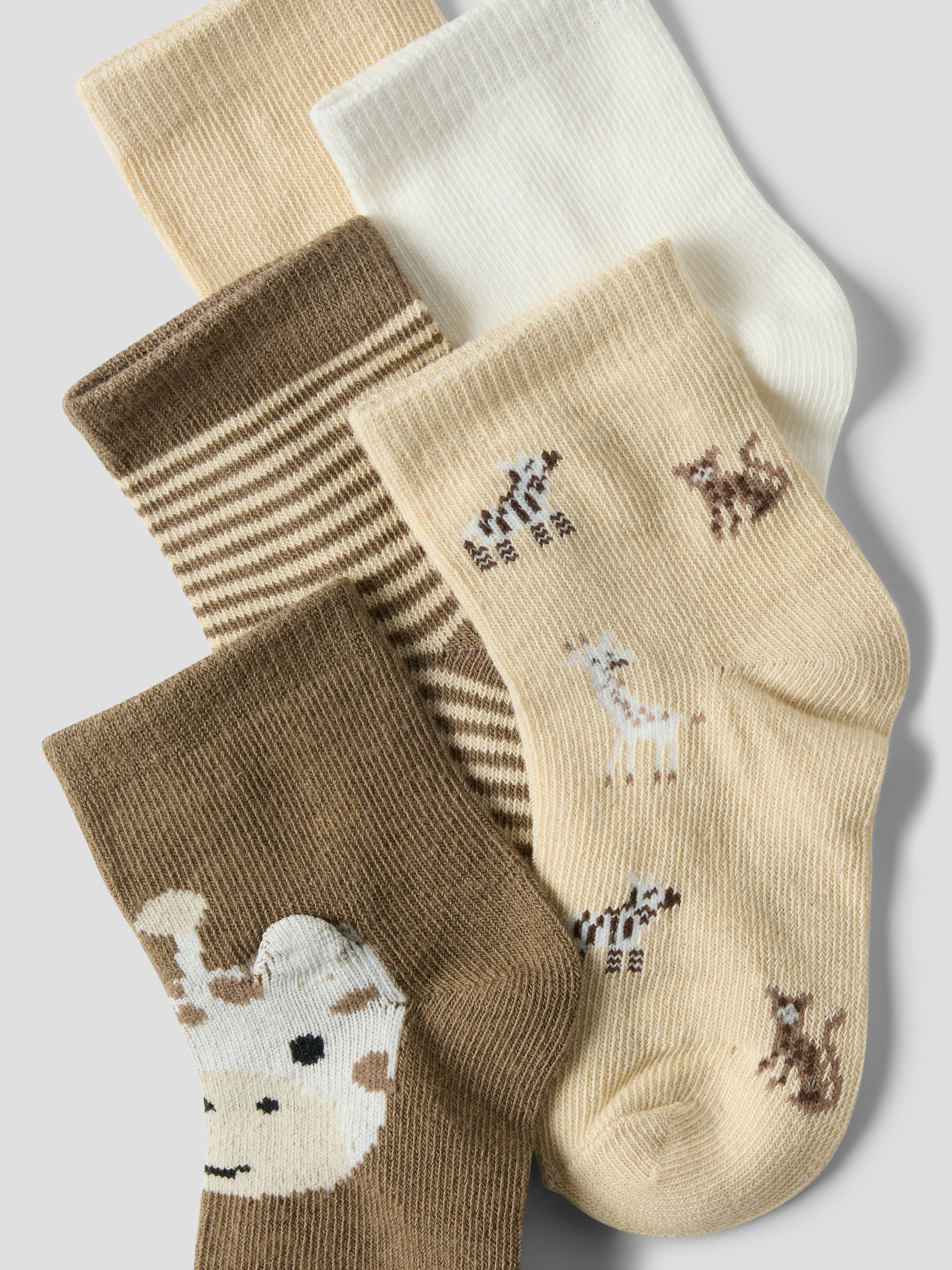 Name It Touni 5 pak Strømper - Summer sand