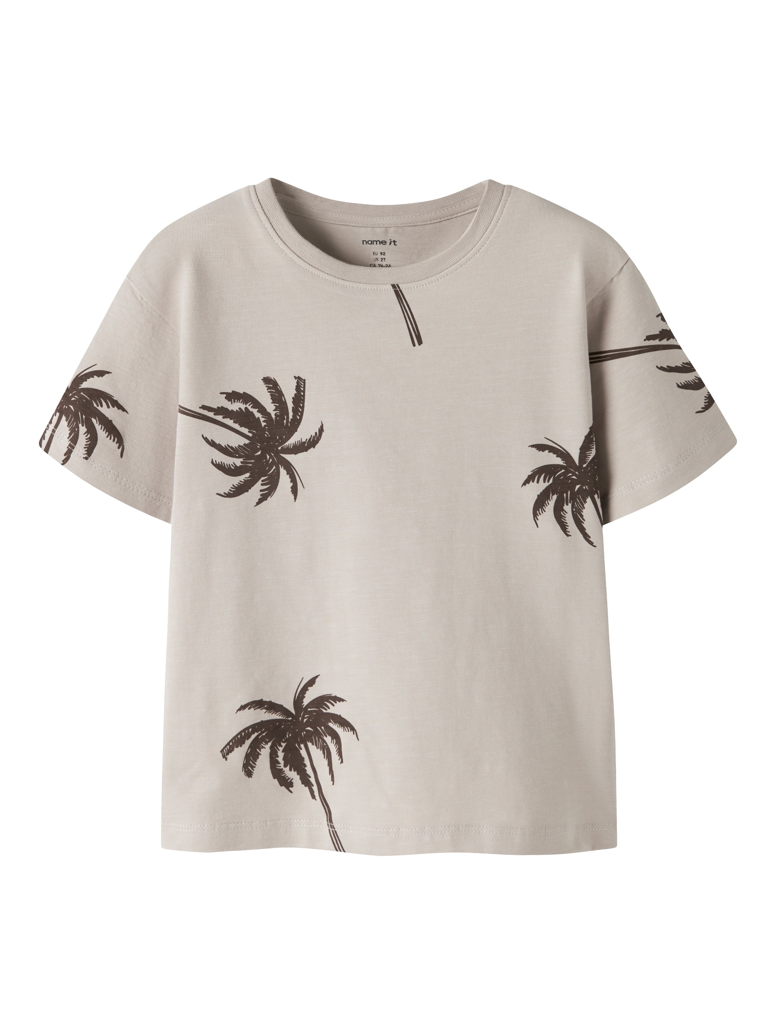 Name It Hamil SS Top - Chateau Gray