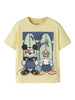 Name It Art - Mickey SS Top -  Double Cream
