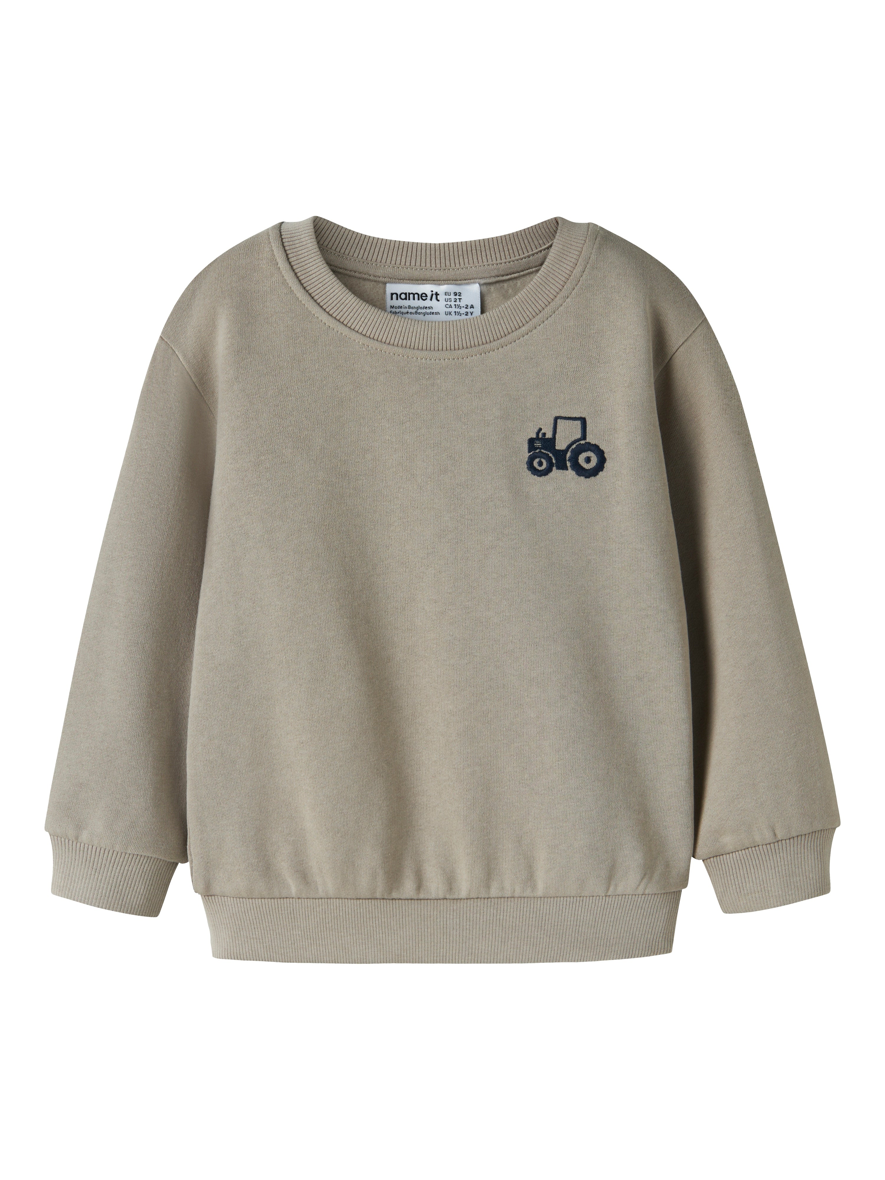Name It Vallen Sweat Shirt - Vintage Khaki