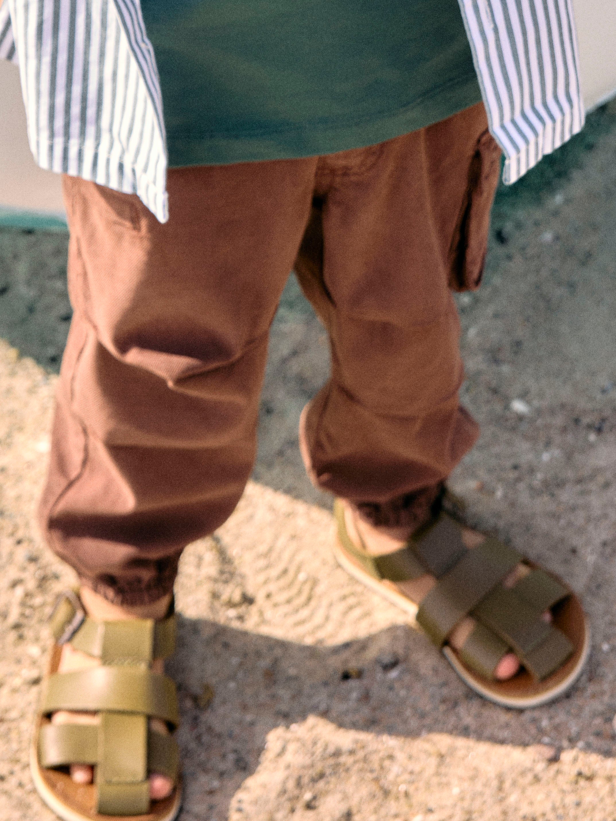 Name It Ben Jog Cargo Twill Pants - Chestnut