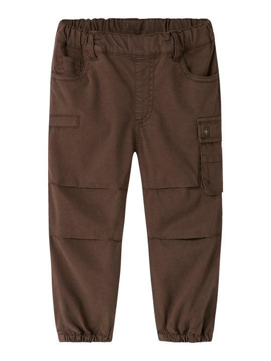 Name It Ben Jog Cargo Twill Pants - Chestnut