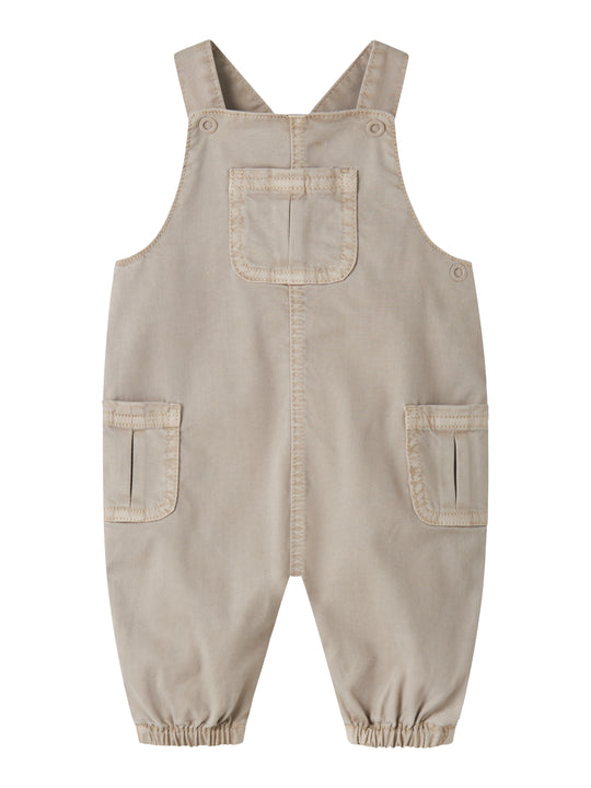 Name It Bo Bag Barrel Twill Overall - Chateau Gray