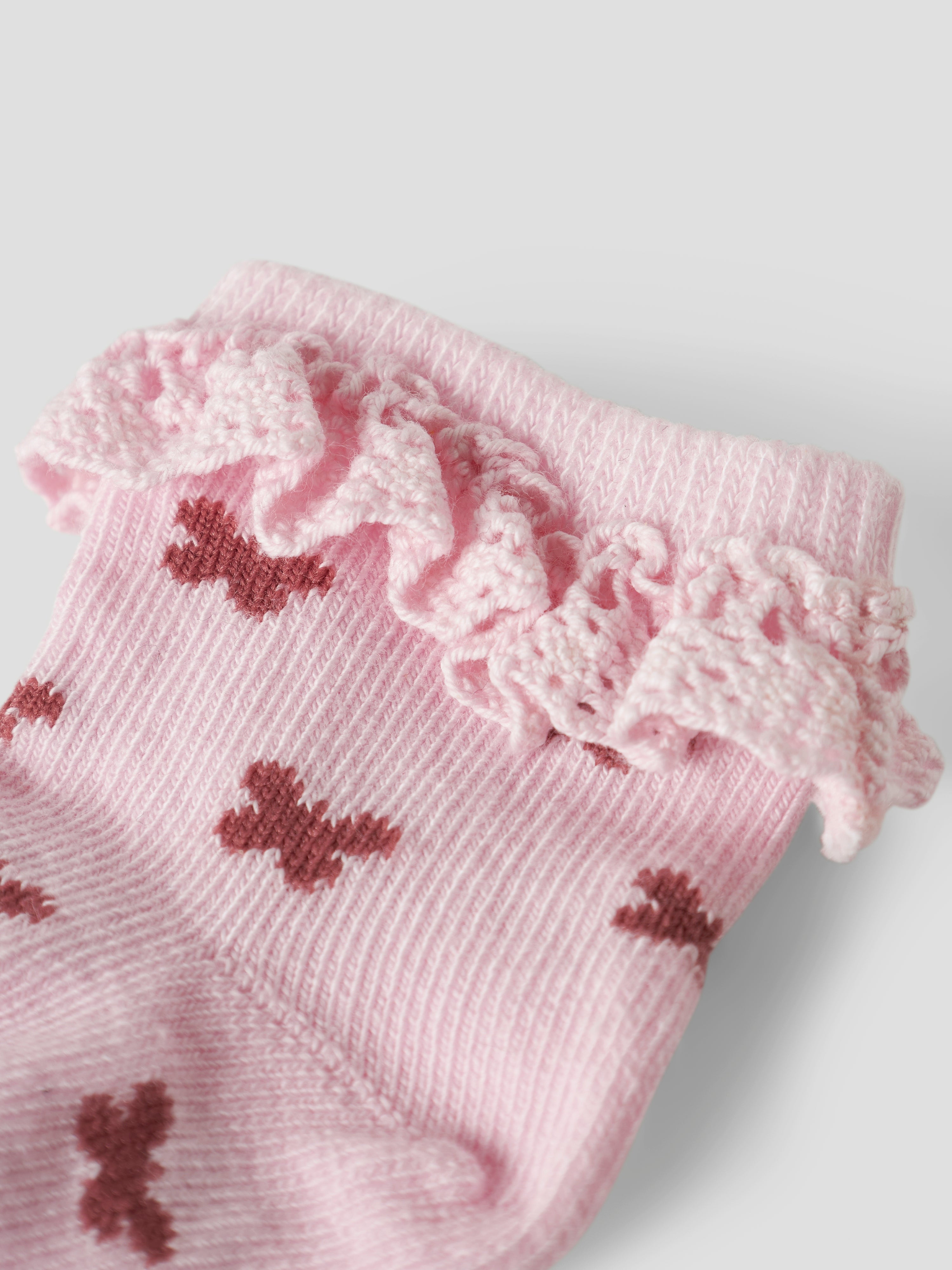 Name It Futterfly Strømper - Cradle Pink