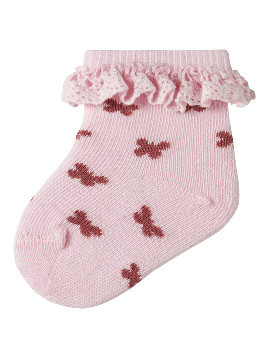 Name It Futterfly Strømper - Cradle Pink