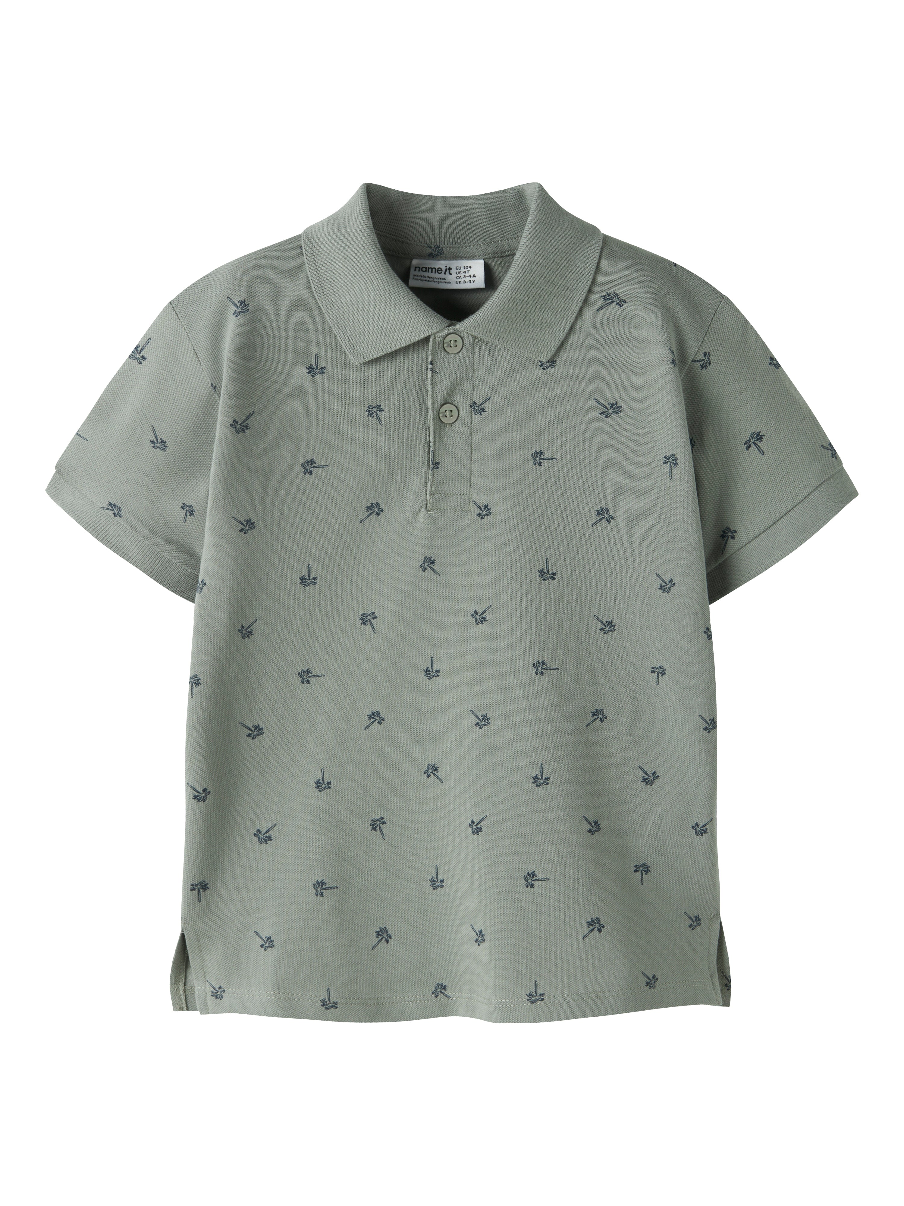 Name It Volo SS Polo - Shadow Palm