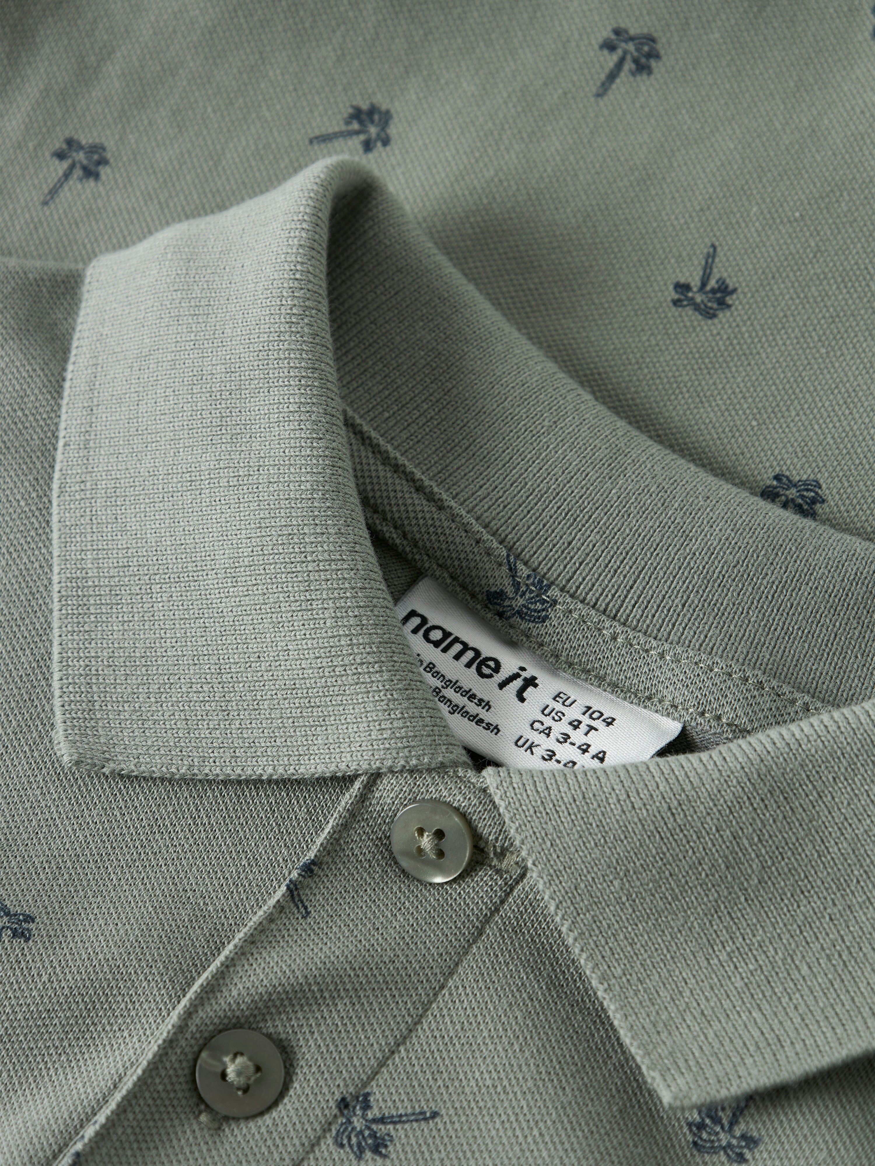 Name It Volo SS Polo - Shadow Palm