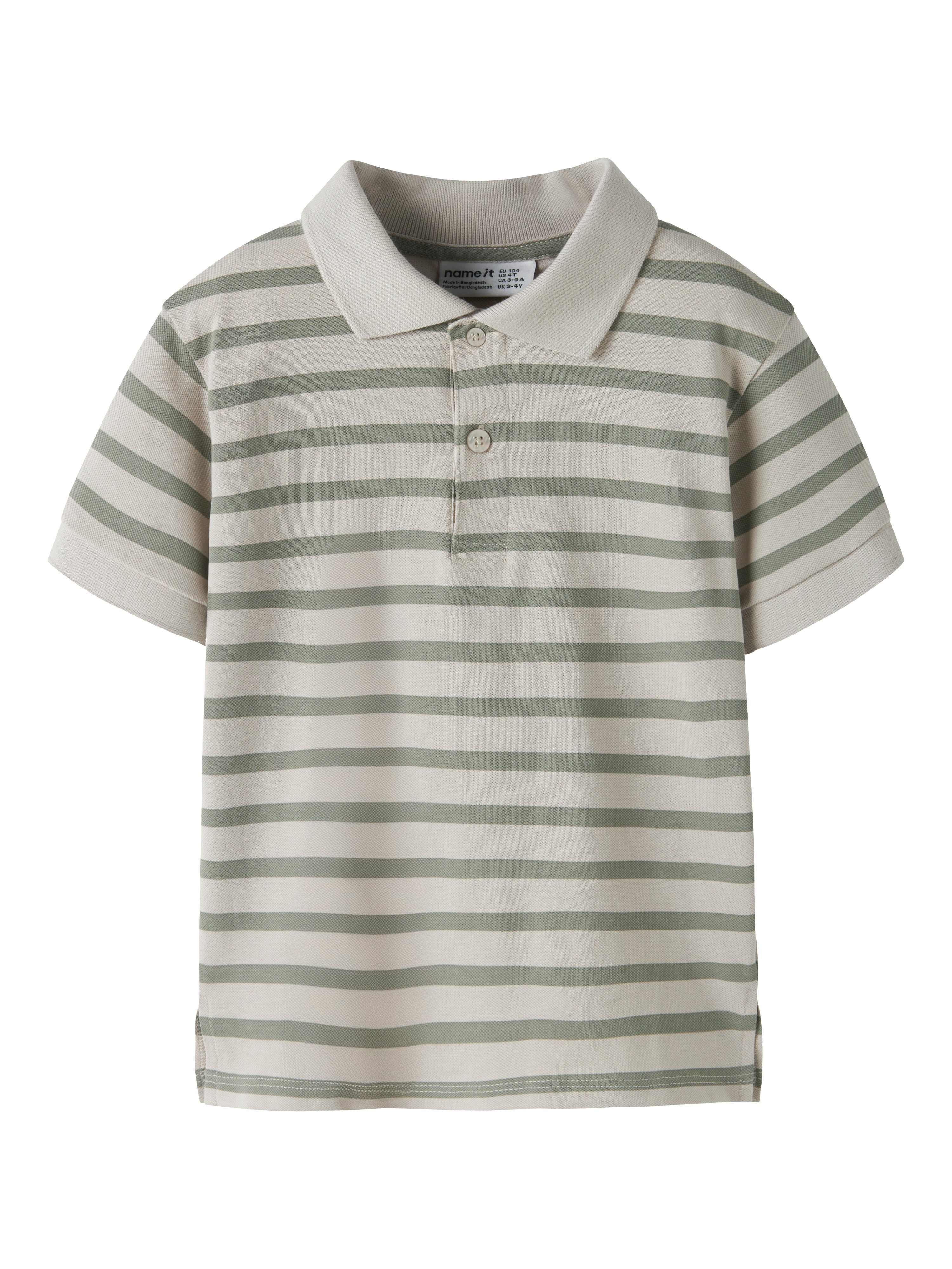 Name It Volo SS Polo - Chateau Gray