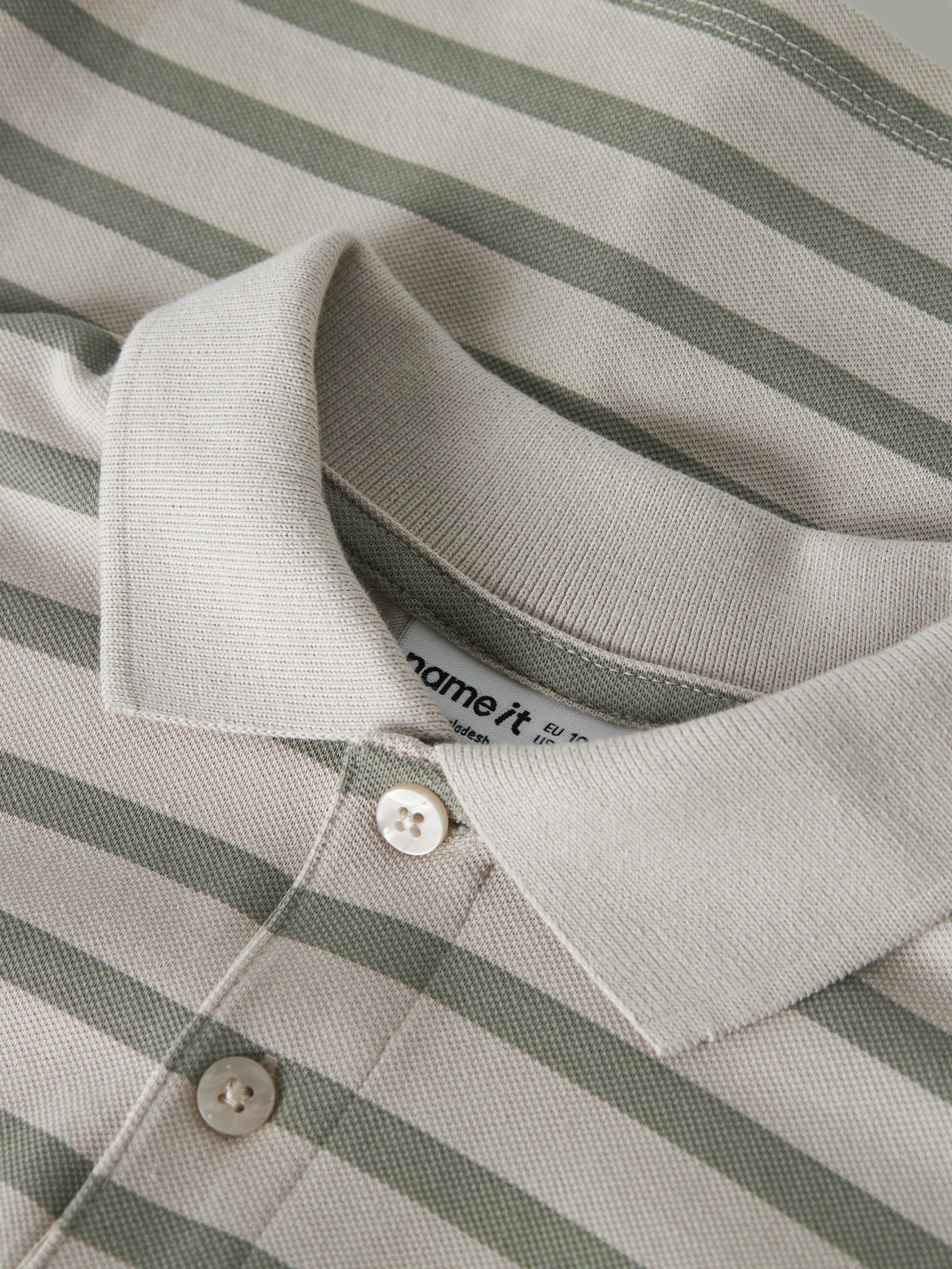 Name It Volo SS Polo - Chateau Gray