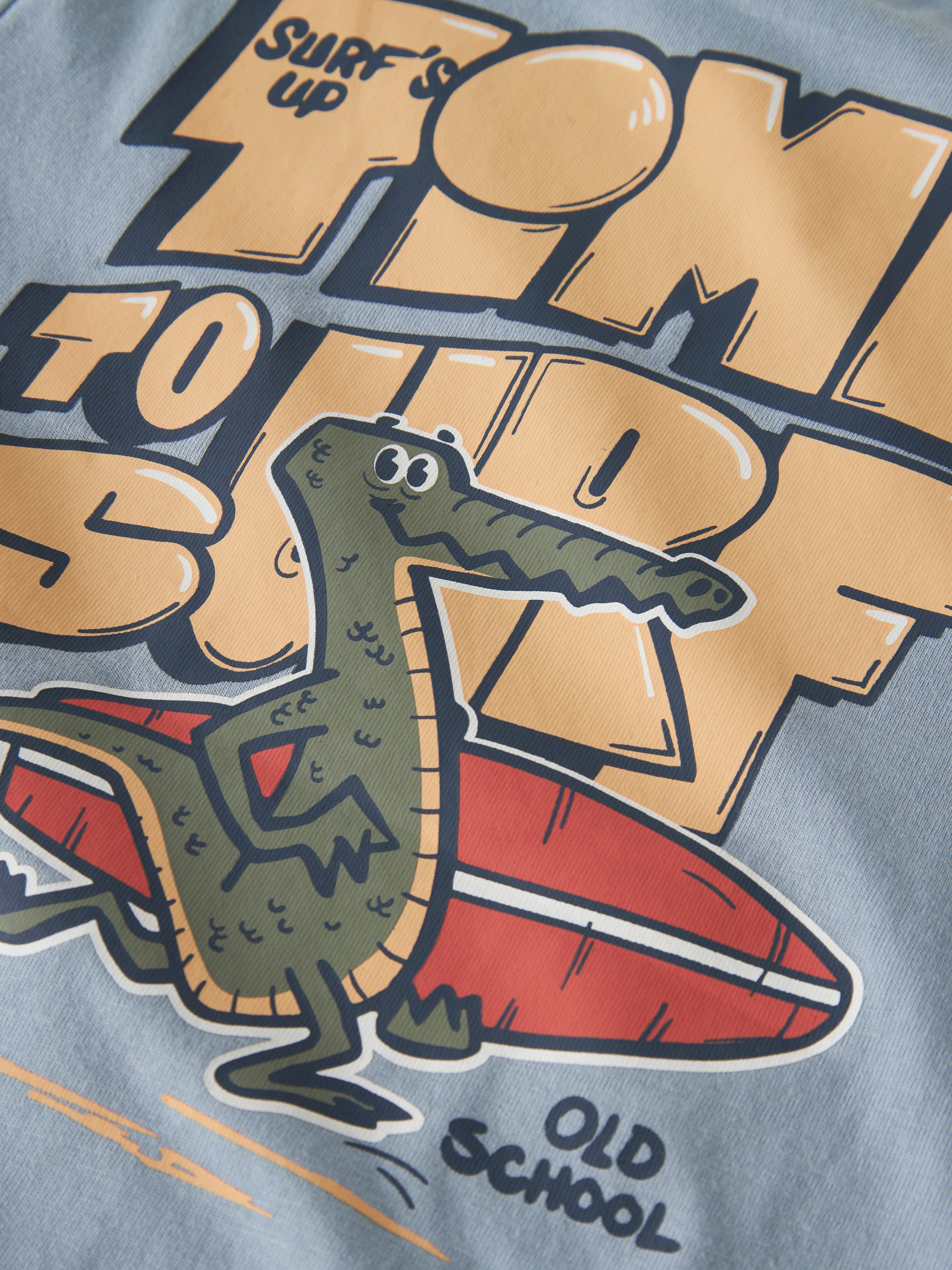 Name It Velix SS Top - Blue Fog