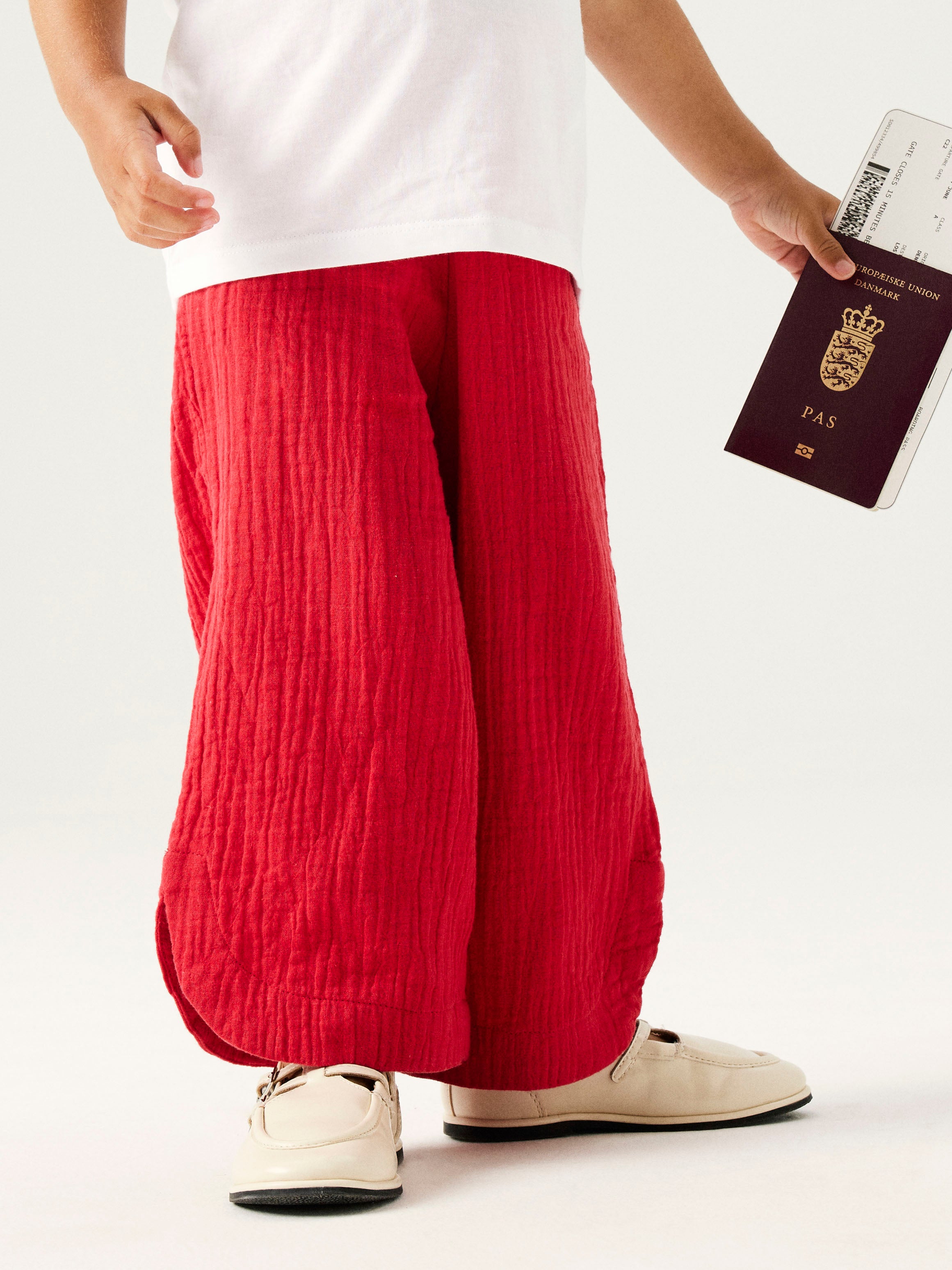 Name It Julita - Pant - Urban Red