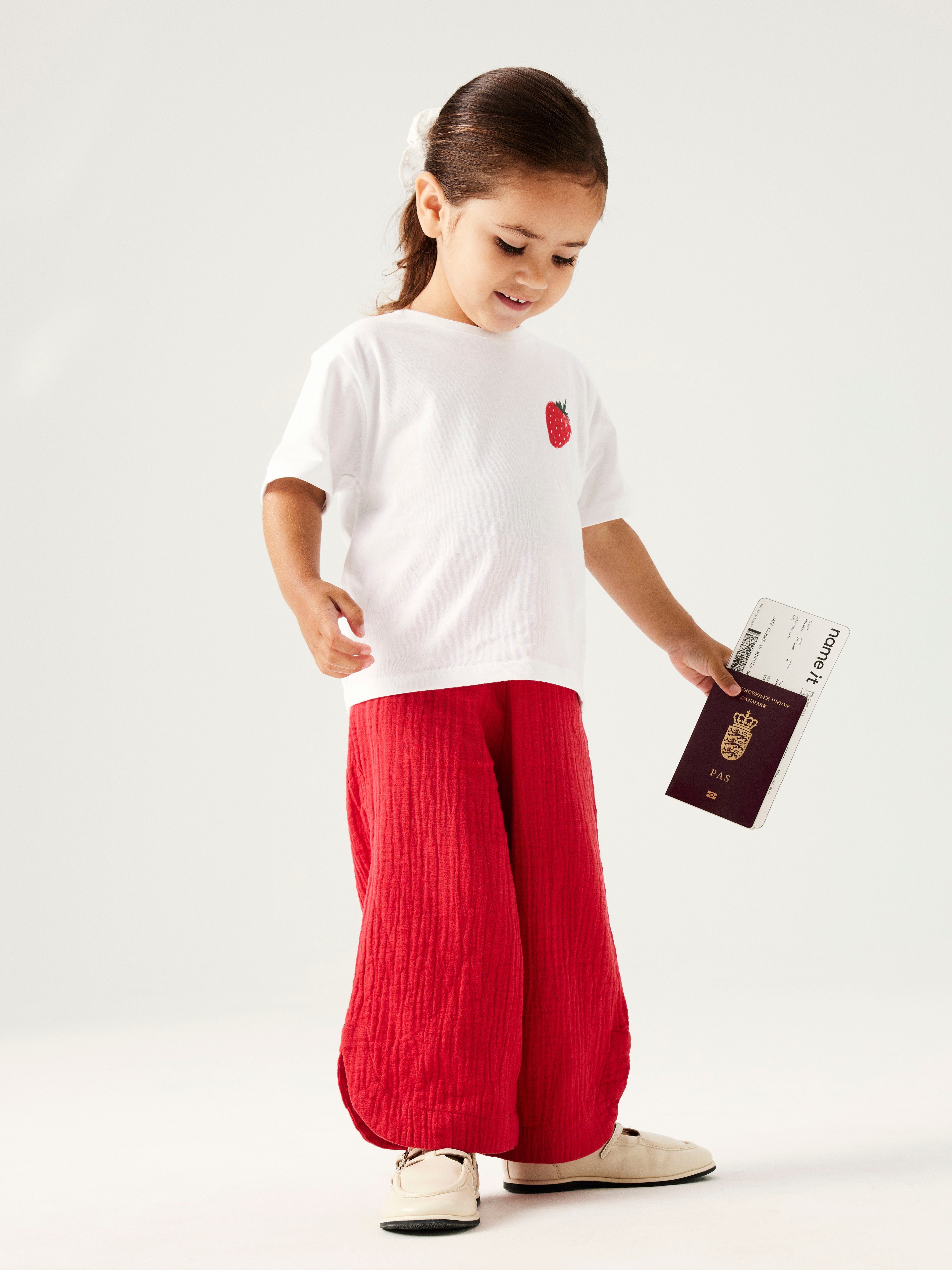 Name It Julita - Pant - Urban Red