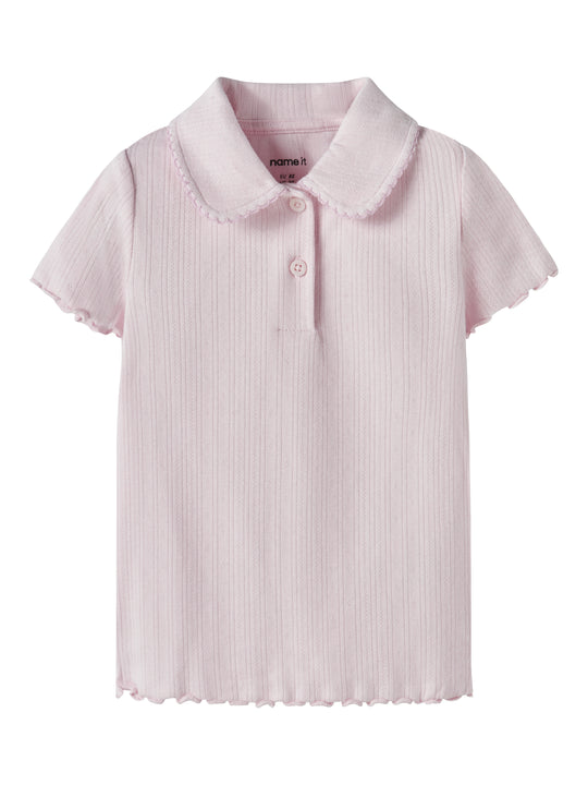 Name It Judy - SS Slim Top - Cradle Pink