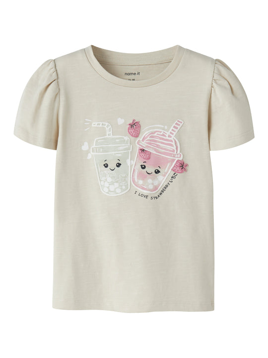 Name It Jelleanal - SS Top - Almond Milk