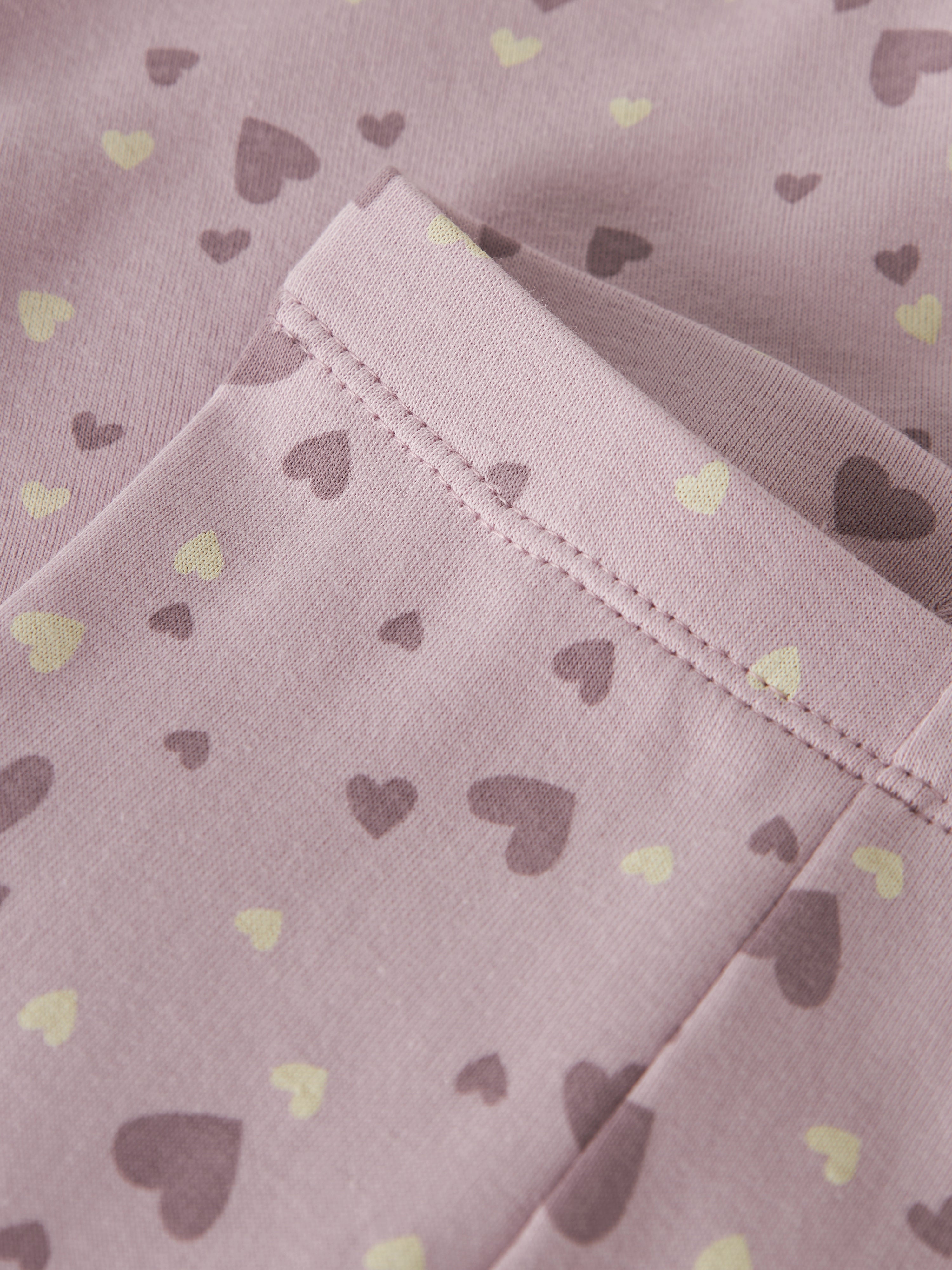 Name It BHeart Leggings - Keepsake Lilac