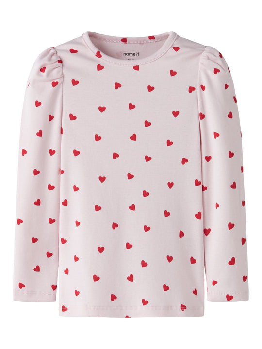Name It BHeart Top - Cradle Pink