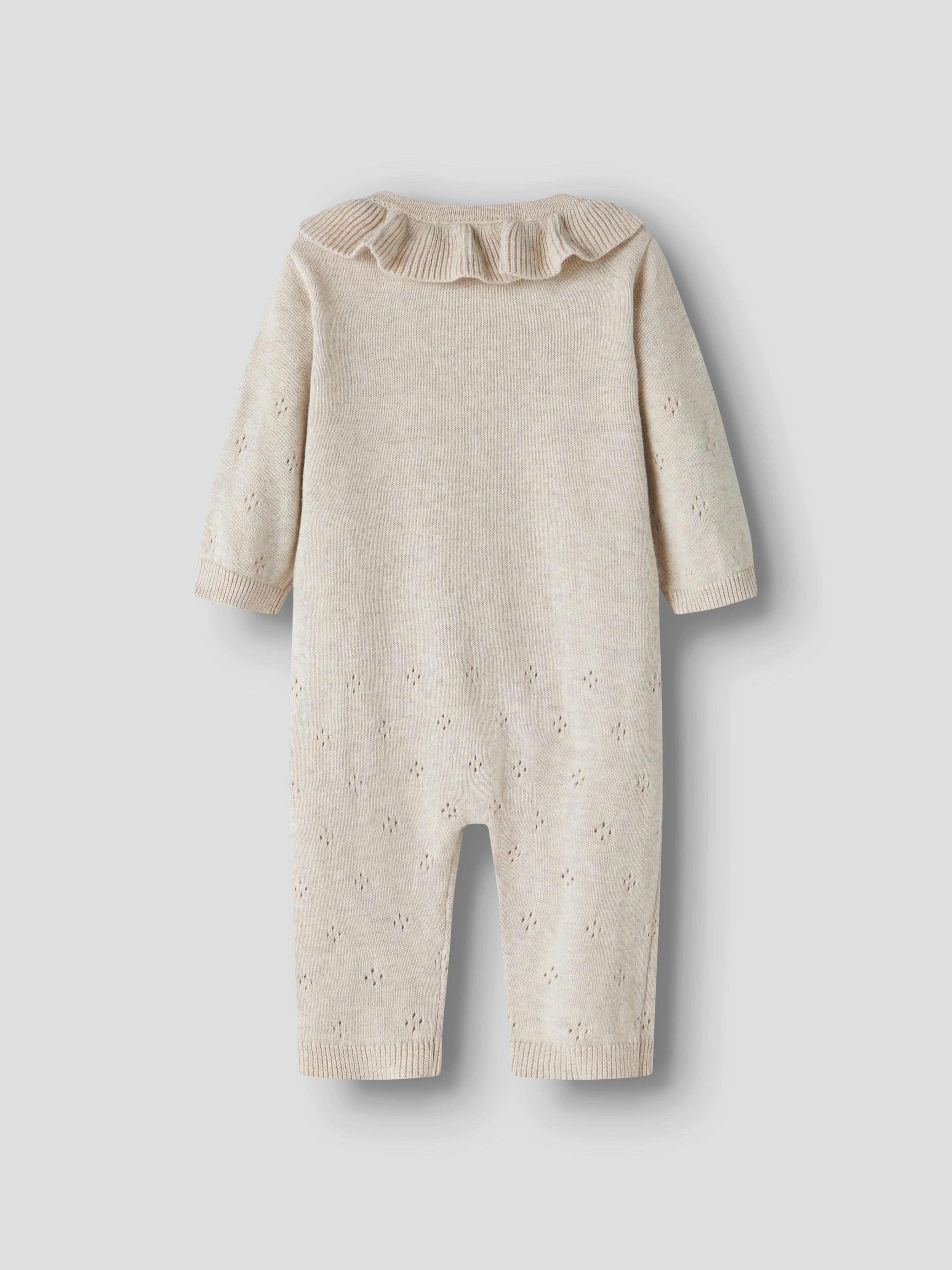 Name It Diame LS Knit Suit - Peyote Melange