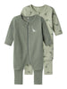 Name It Nightsuit 2 pak Dino - Agave Green/Dino