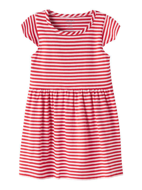 Name It Vinanna - SS Dress - Cradle Pink/Poinsettia