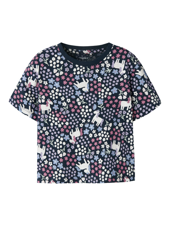Name It Velda - SS Top - Navy Blazer