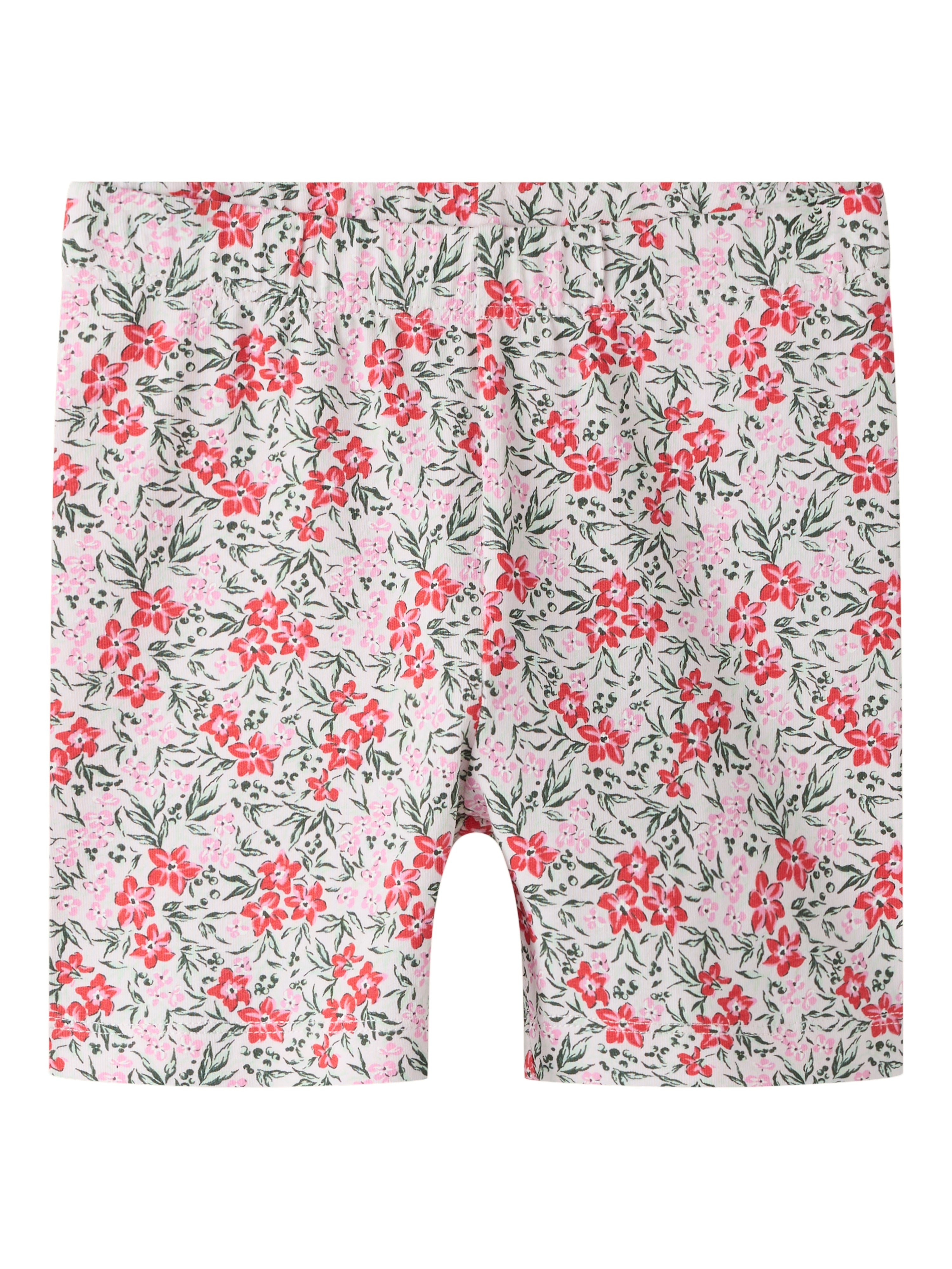 Name It Vayo - Short Leggings - Cradle Pink/Red Flowers