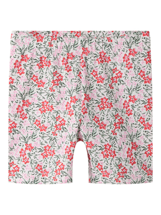 Name It Vayo - Short Leggings - Cradle Pink/Red Flowers
