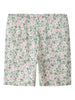 Name It Vayo - Short Leggings - Pale Aqua/Pink Flowers