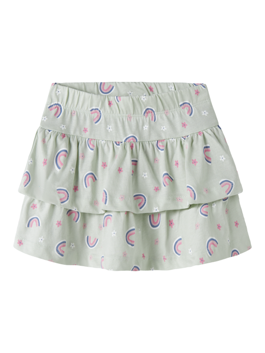 Name It Vigga - Skirt - Pale Aqua/Rainbow