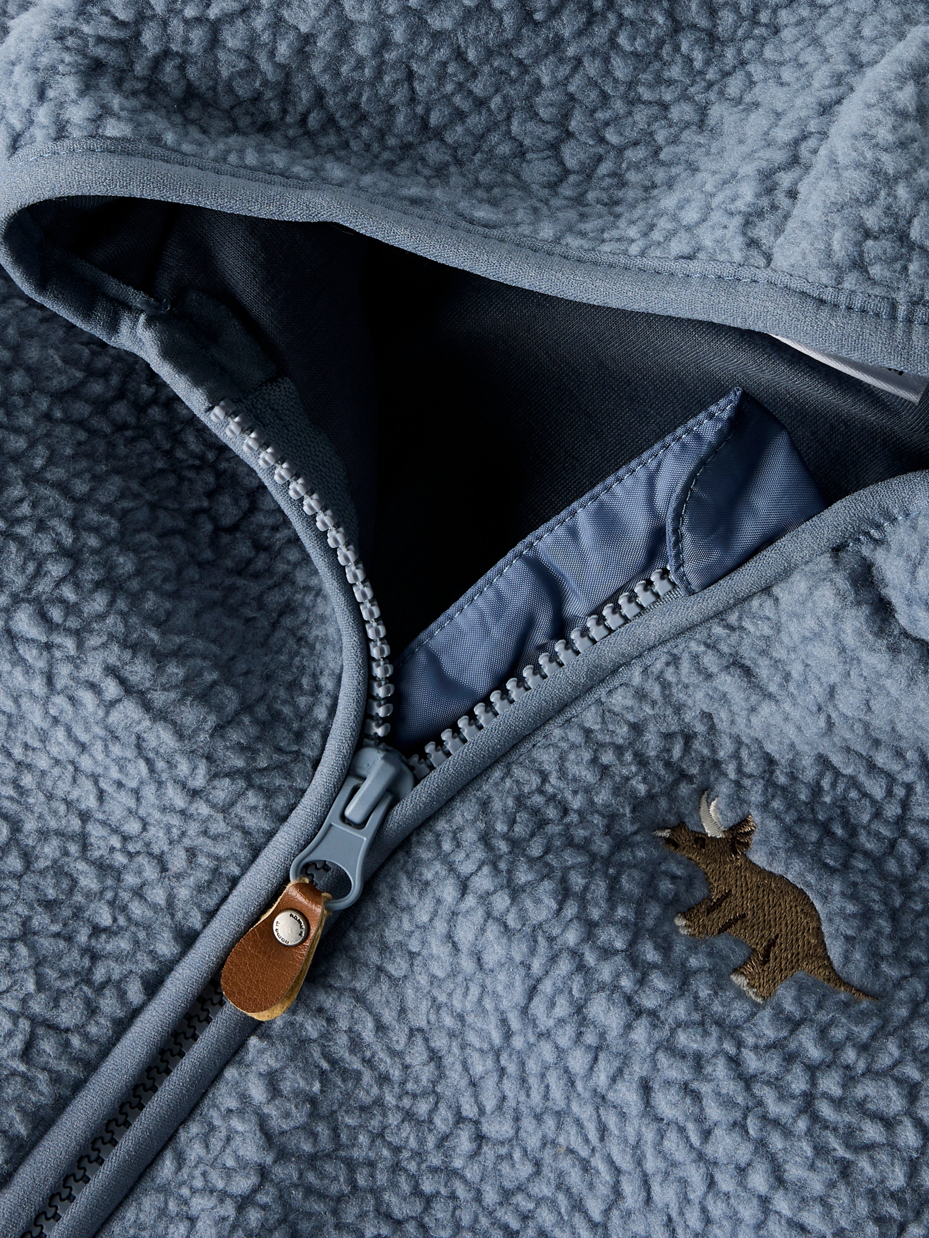 Name It Mall Sherpa Suit - Flint Stone