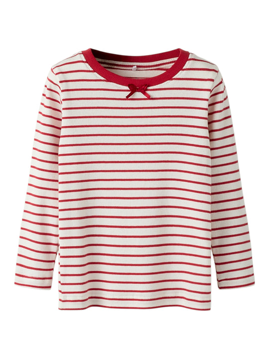 Name It Tetina LS Slim Top - Scarlet