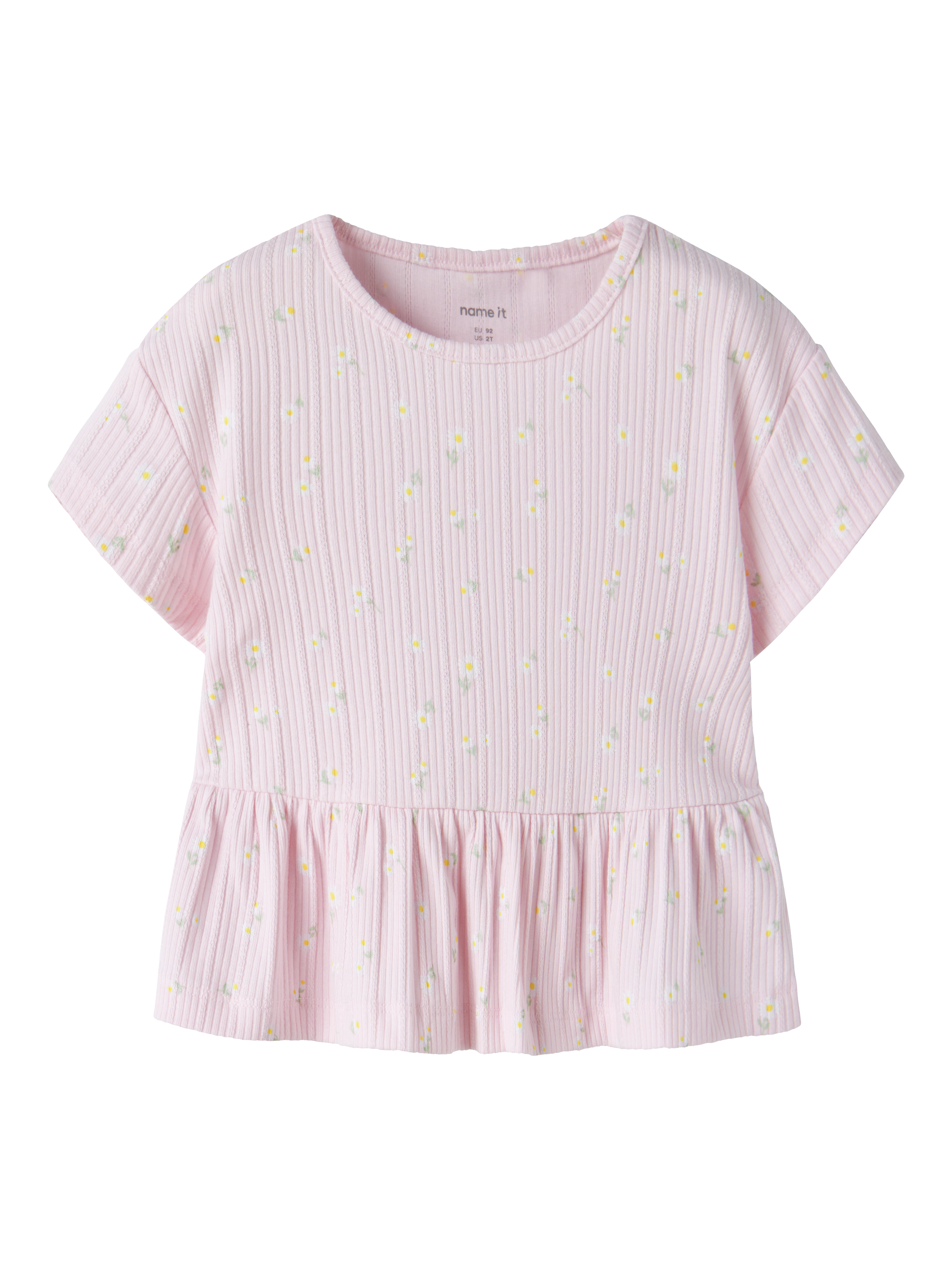 Name It Jelly - SS Top - Cradle Pink