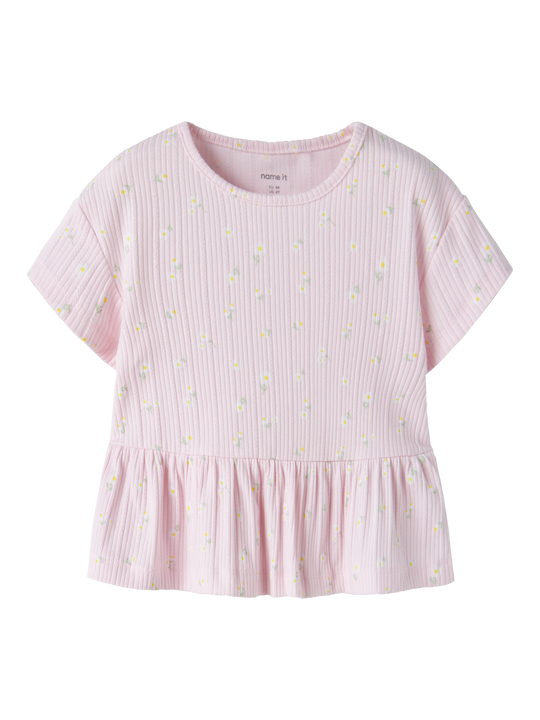 Name It Jelly - SS Top - Cradle Pink