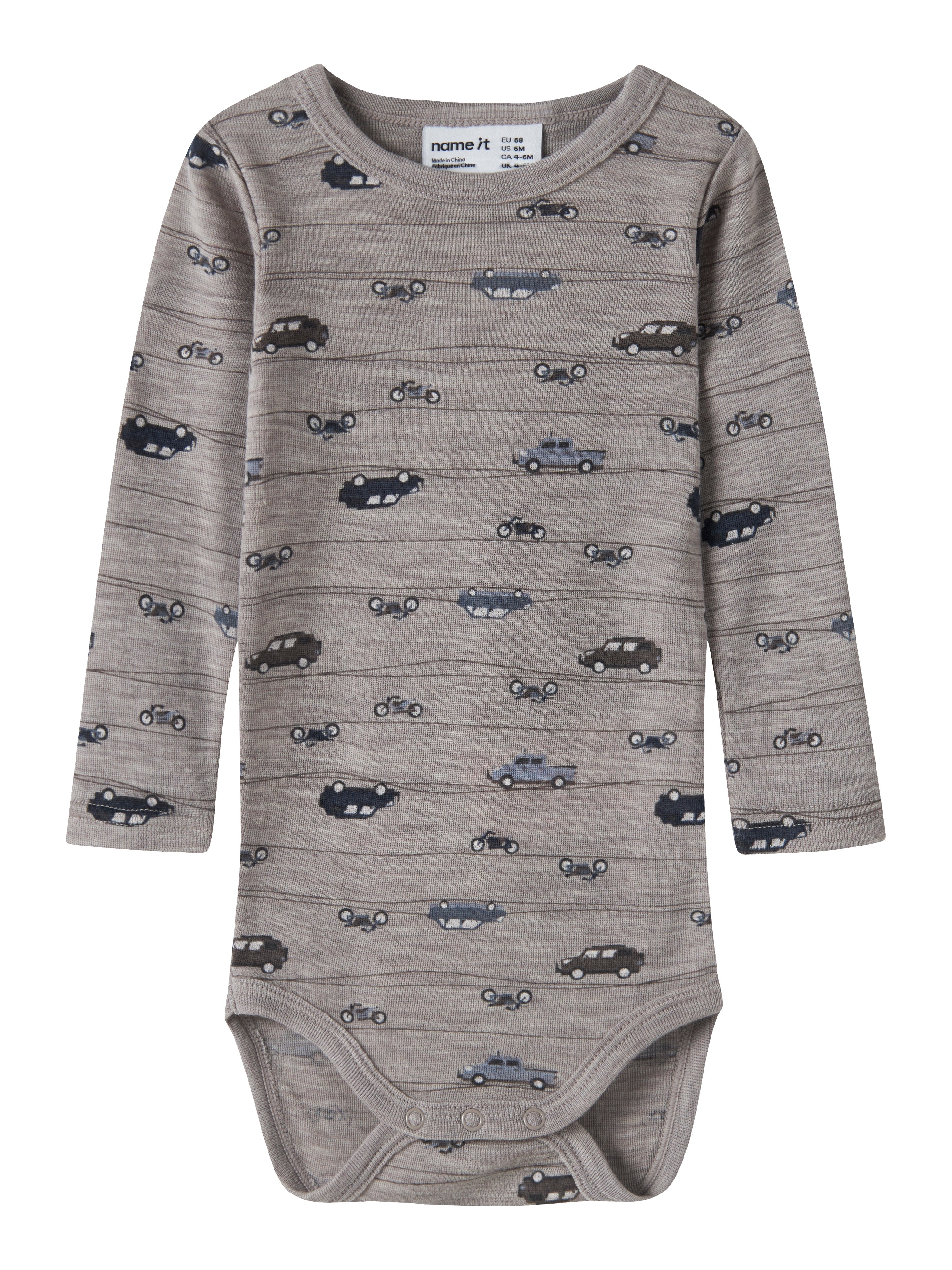 Name It Wang - Wool Rib LS Body - Satellite/Highway