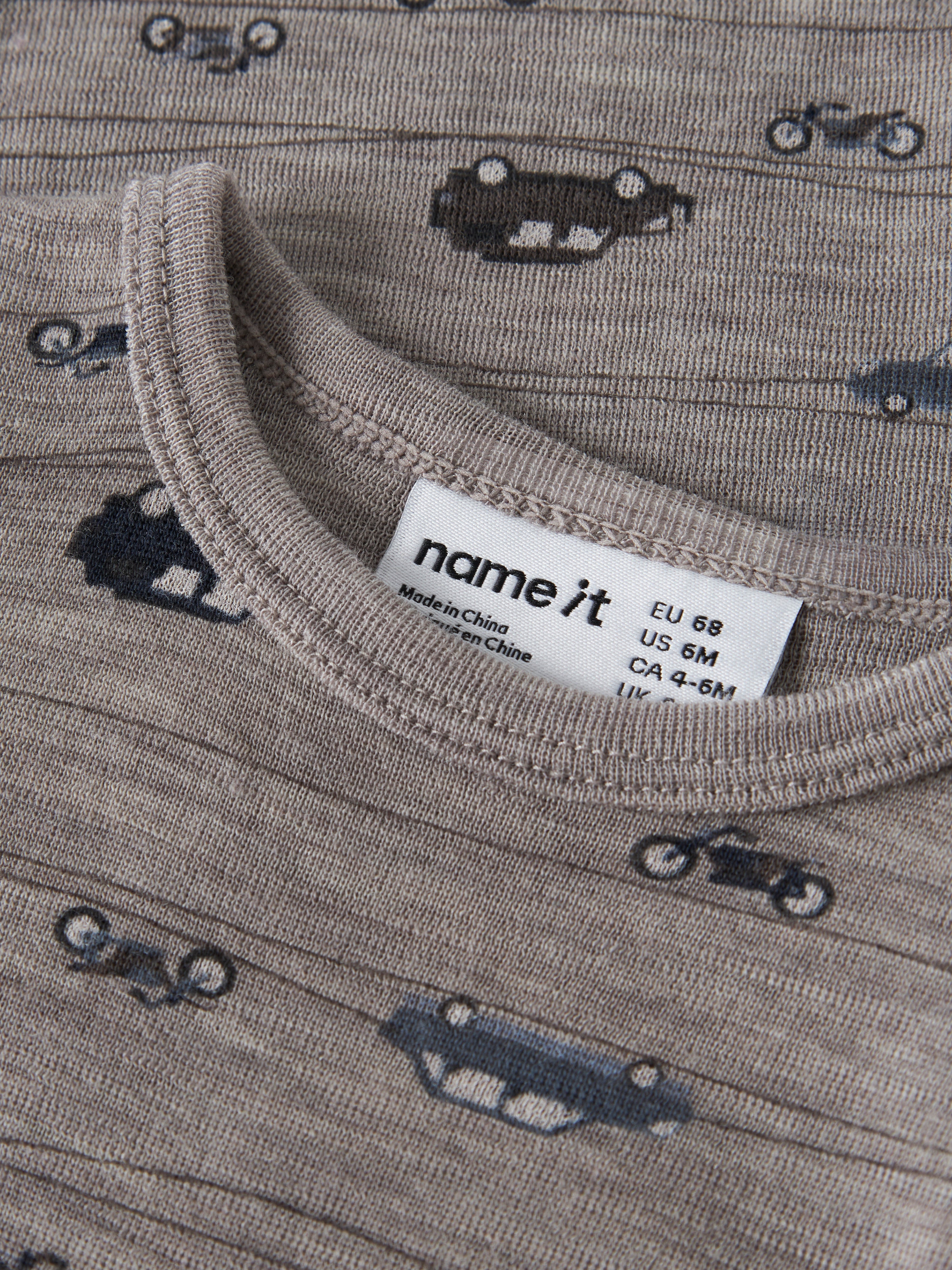 Name It Wang - Wool Rib LS Body - Satellite/Highway