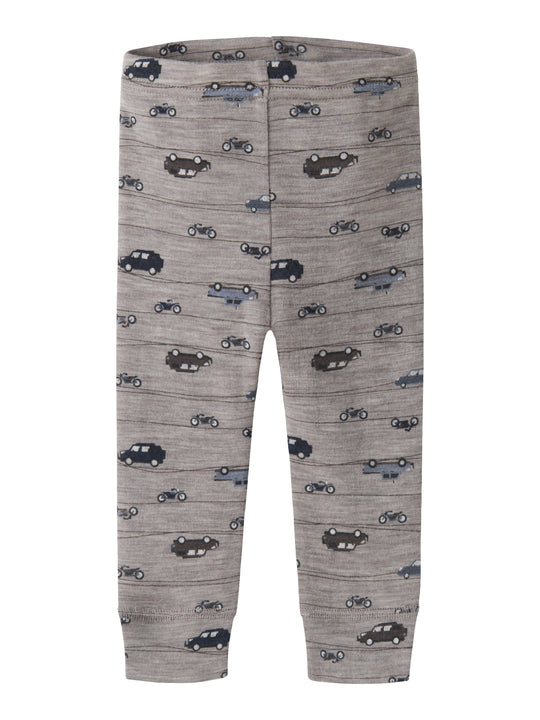 Name It Wang - Wool Rib Longjohn - Satellite/Highway