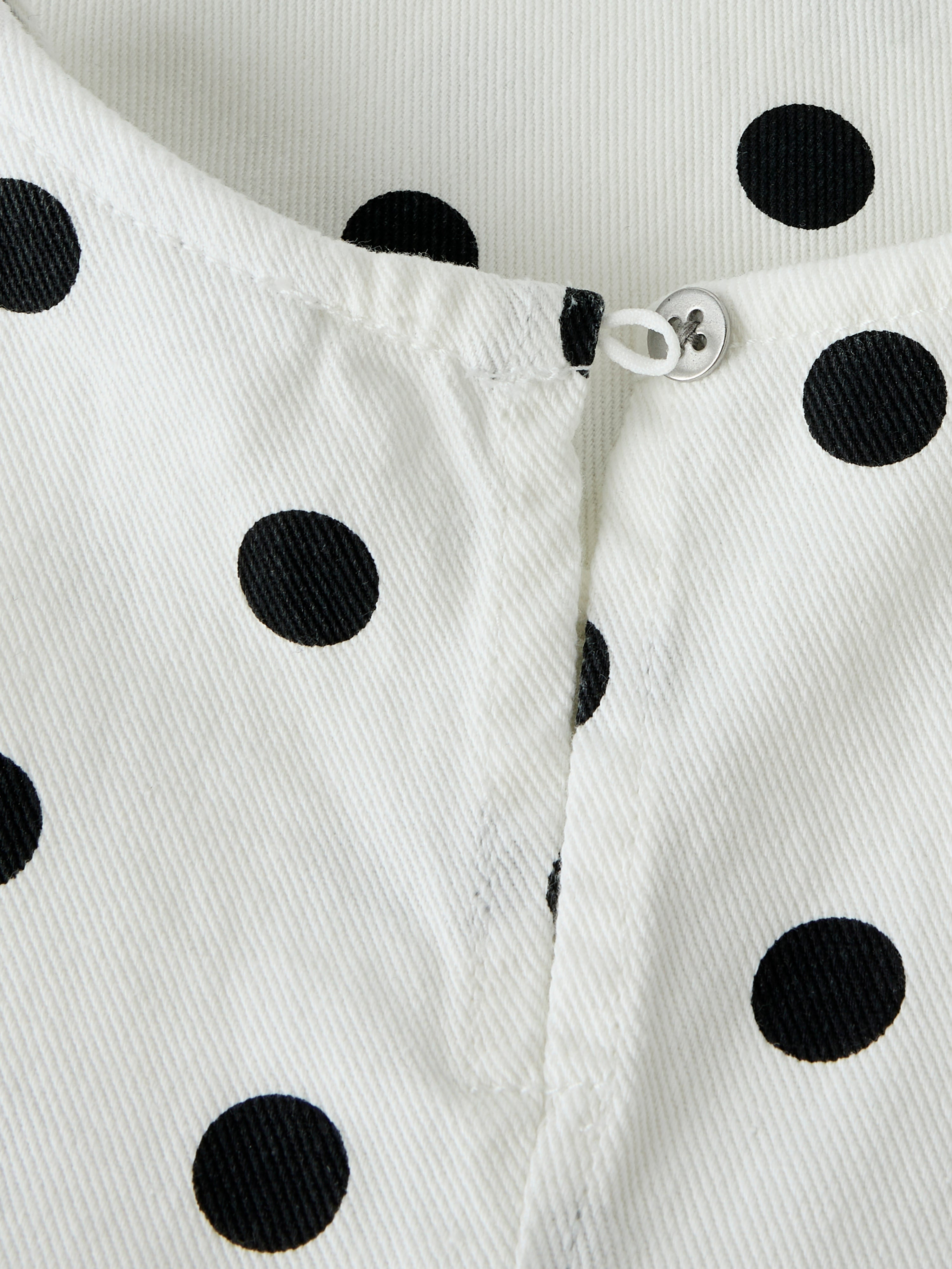 Name It Dot - Twill Spencer - Antique White/Dot