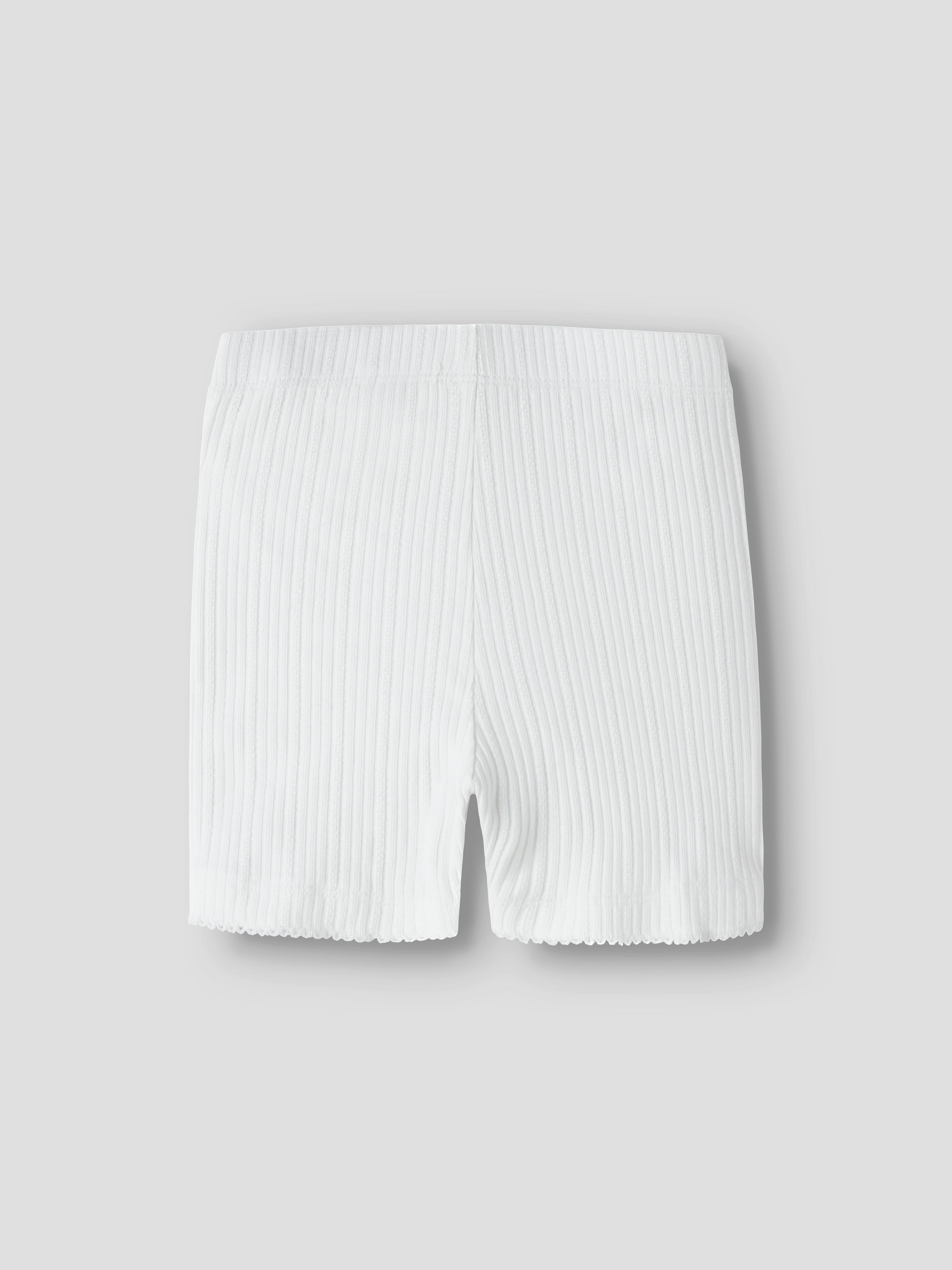 Name It Judy - Slim Biker Shorts - Bright White
