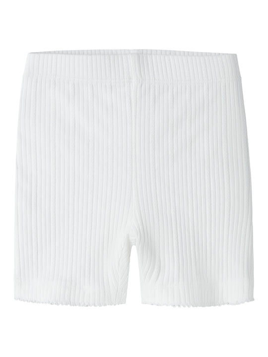 Name It Judy - Slim Biker Shorts - Bright White