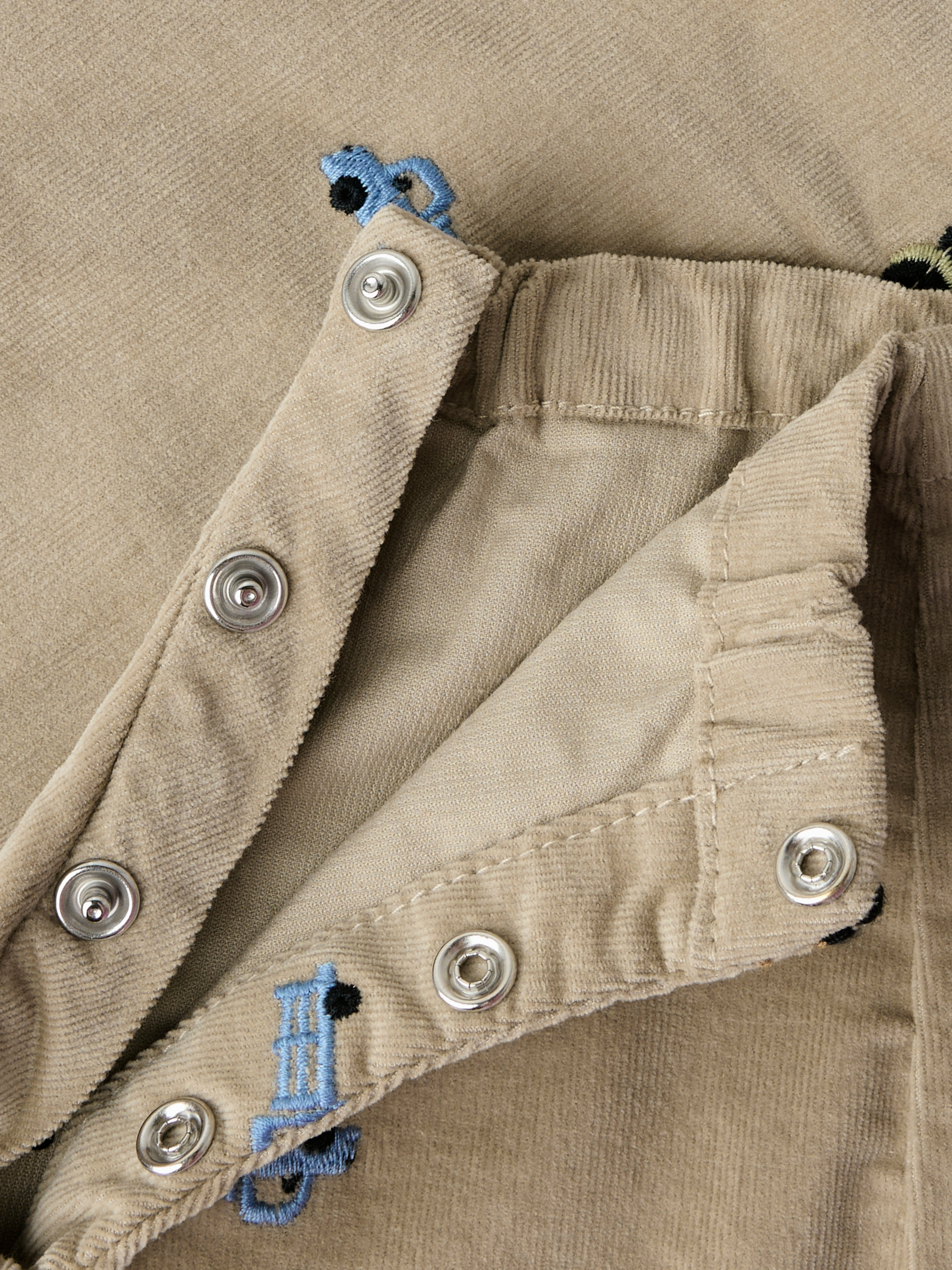 Name It Ryan Emb Cord  Overall - Island Fossil