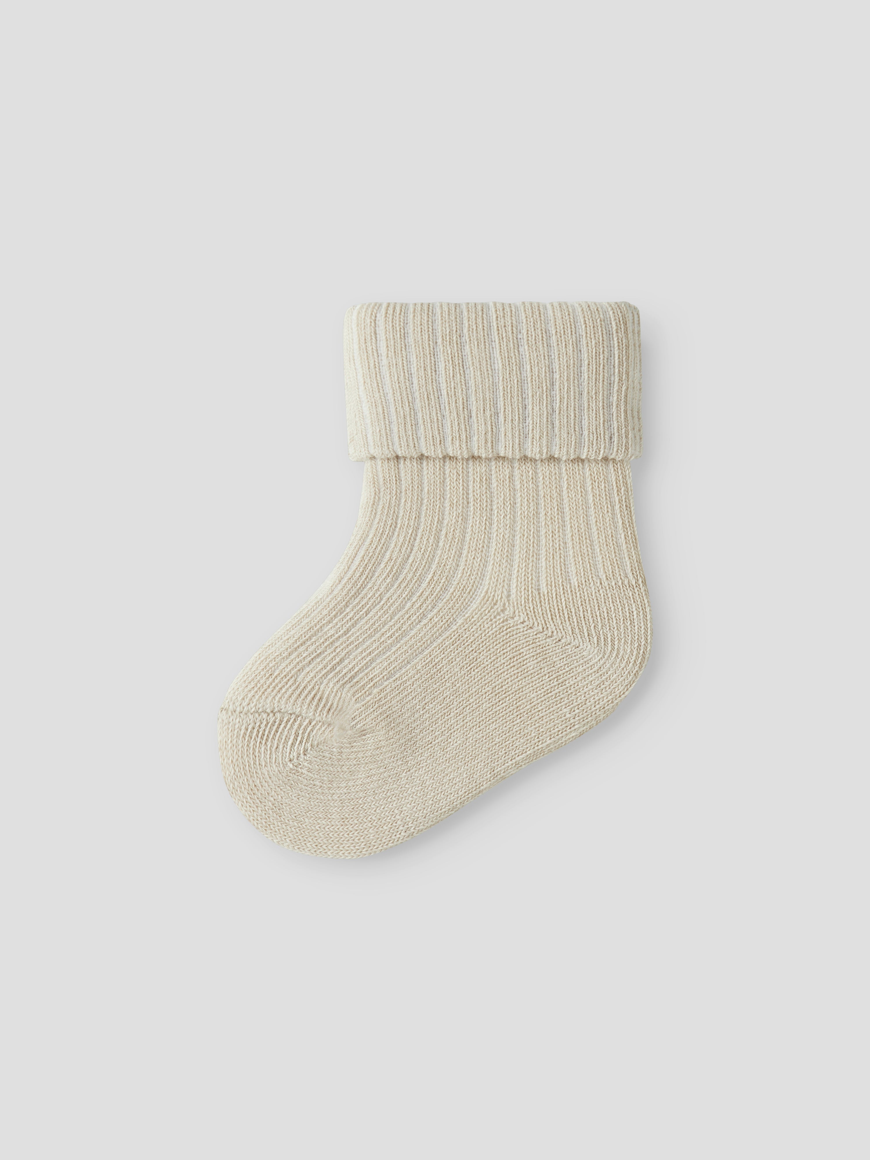 Name It Nobba 3 pack strømper - Almond Milk/Brown Lentil/Cradle Pink