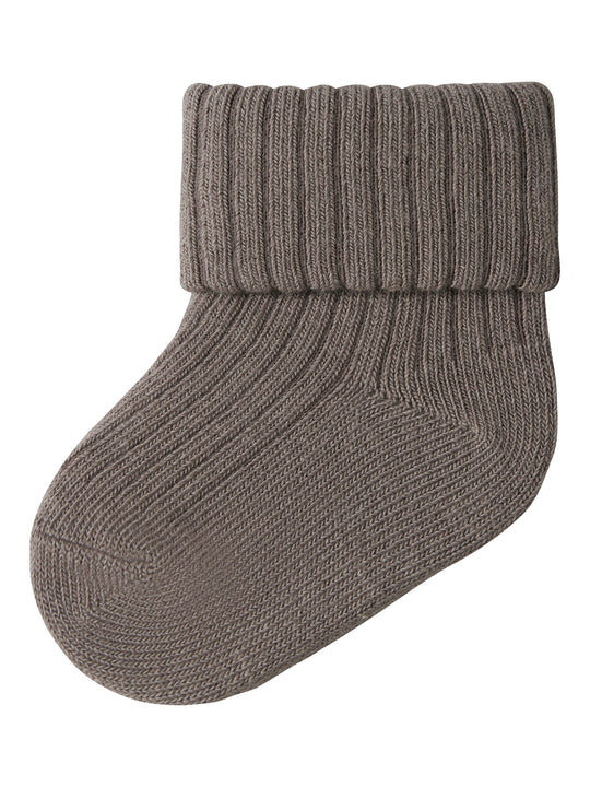 Name It Nobba Strømpe - Brown Lentil